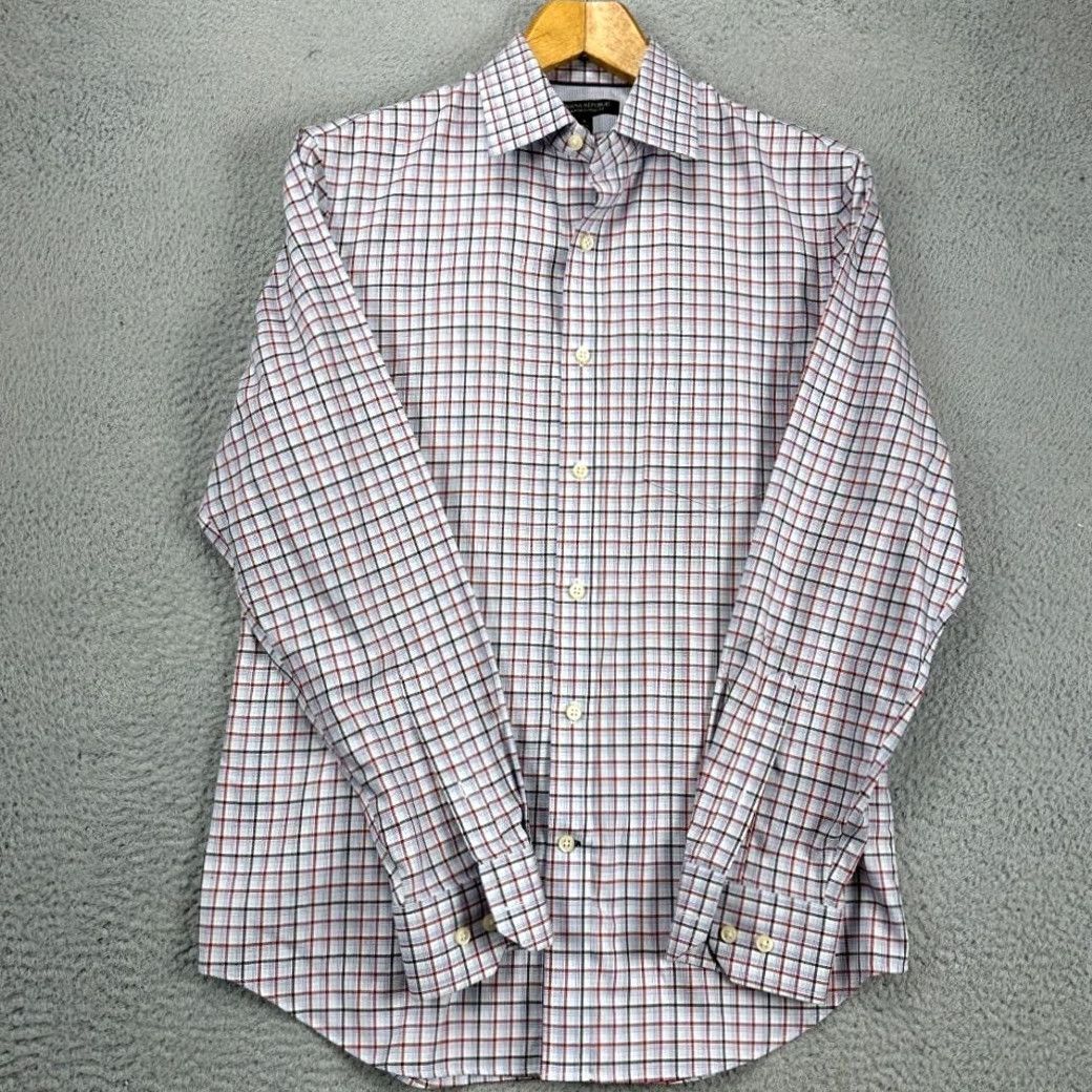 Banana Republic Banana Republic Button Up Shirt Adult Small Blue Red Plaid Classic Vented Mens Size US S / EU 44-46 / 1 - 4 Thumbnail