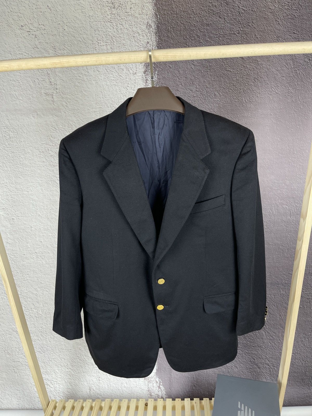 Lanvin Lanvin 100% cashmere 2 button blazer sport coat Size 44R - 1 Thumbnail