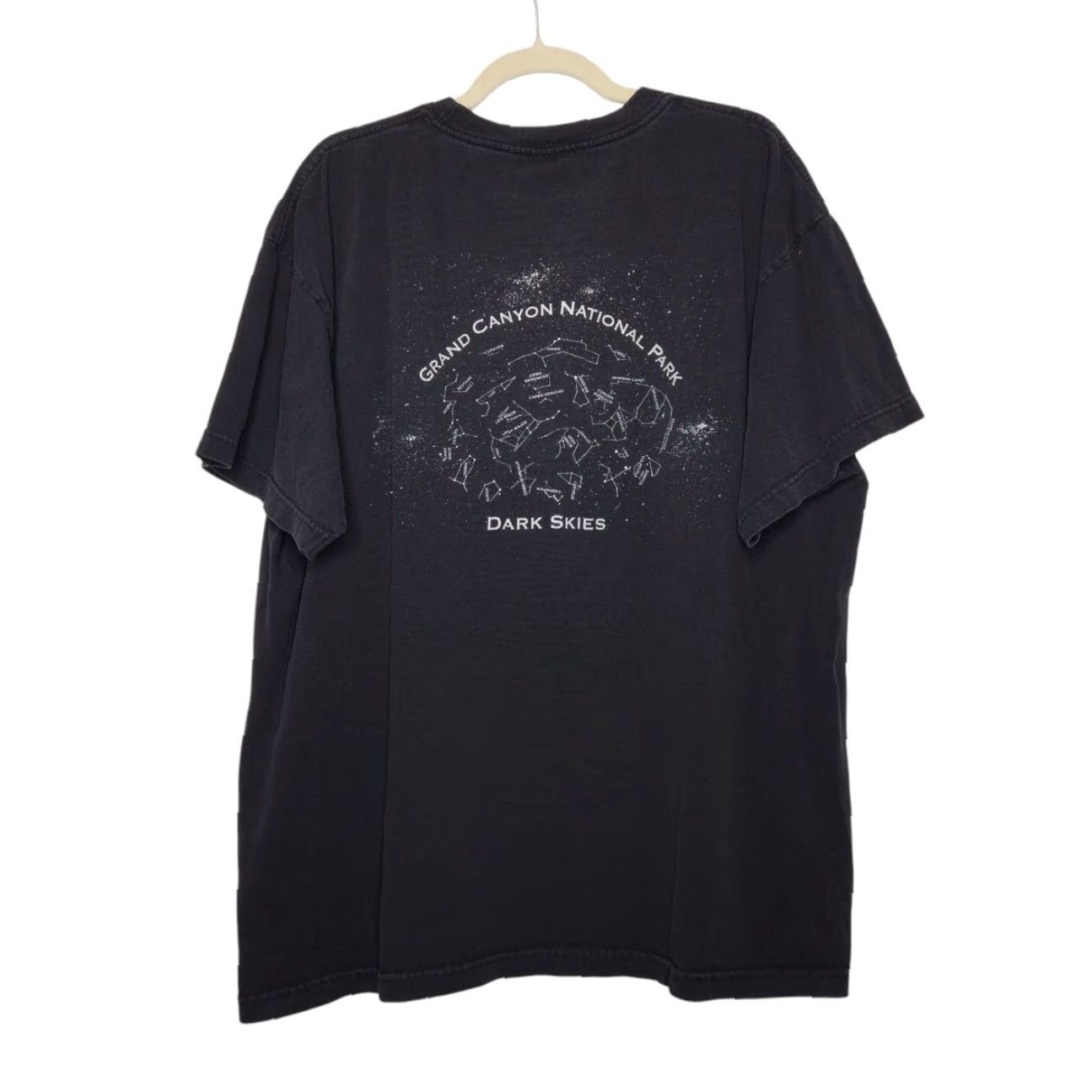Vintage VINTAGE Grand Canyon National Park Dark Skies Party Constellations Black Space Shirt unisex Adult XL Black 90s 00s grunge art nature AOP Bayside Size US XL / EU 56 / 4 - 2 Thumbnail