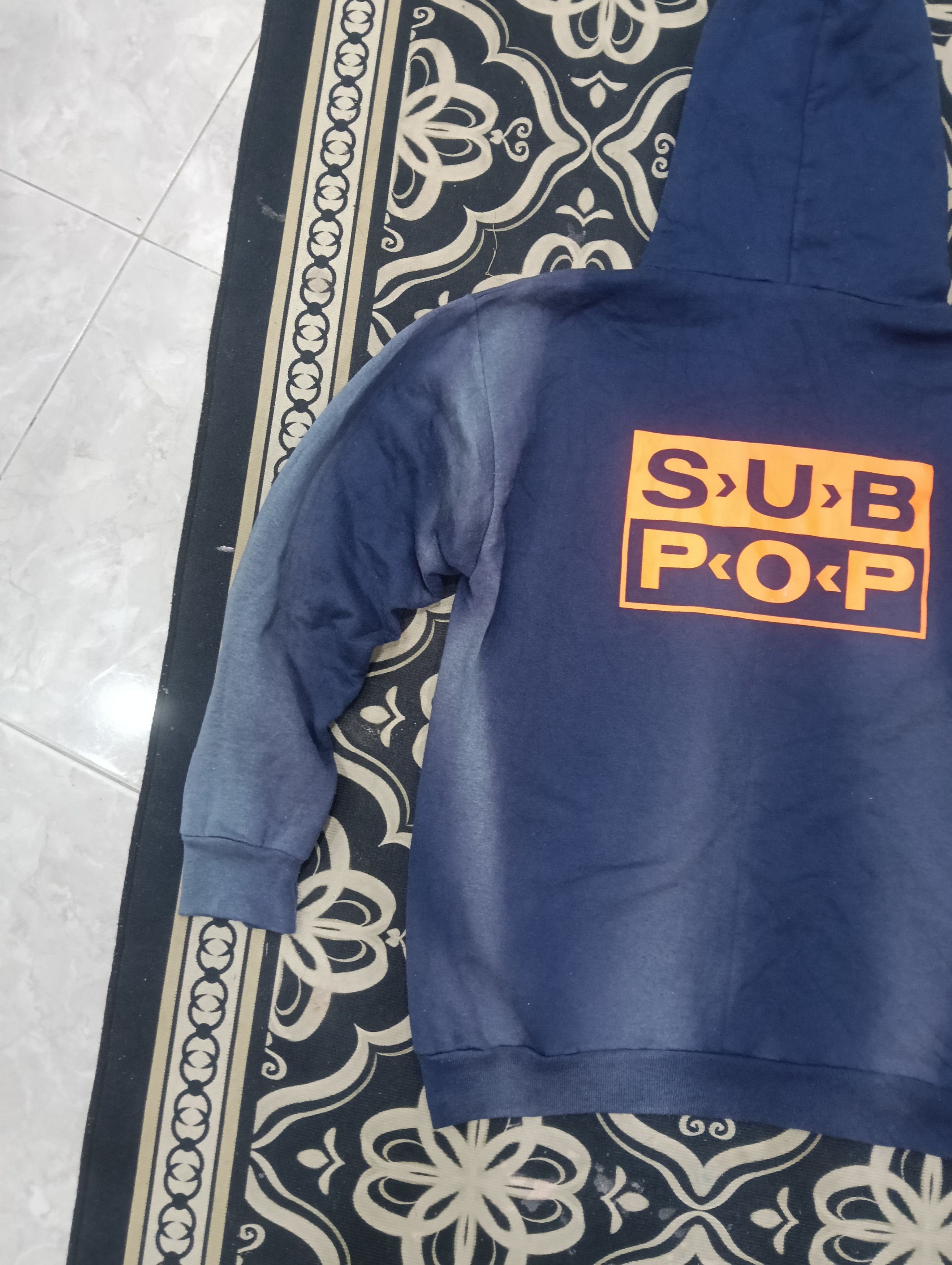 Band Tees Vintage Sub Pop Unemployed Hoodie Size US L / EU 52-54 / 3 - 7 Thumbnail