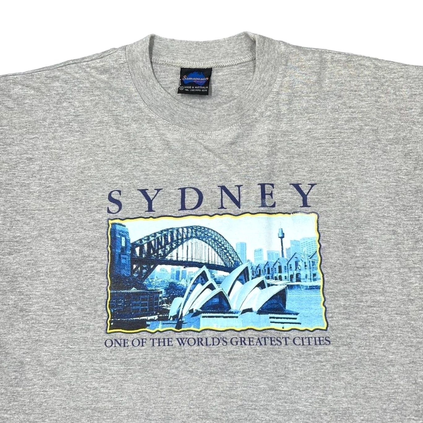 Vintage VINTAGE Sydney One Of The World’s Greatest Cities Australia Souvenir T-Shirt XL Men Grey Graphic Print Short Sleeve Round Neck T-Shirt Mens XS? Size US XL / EU 56 / 4 - 4 Thumbnail