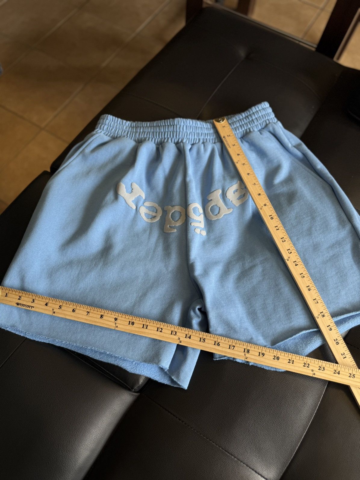 Sp5der Sp5der Sweatshorts Blue Size XXL (NEW) Size US 36 / EU 52 - 7 Thumbnail