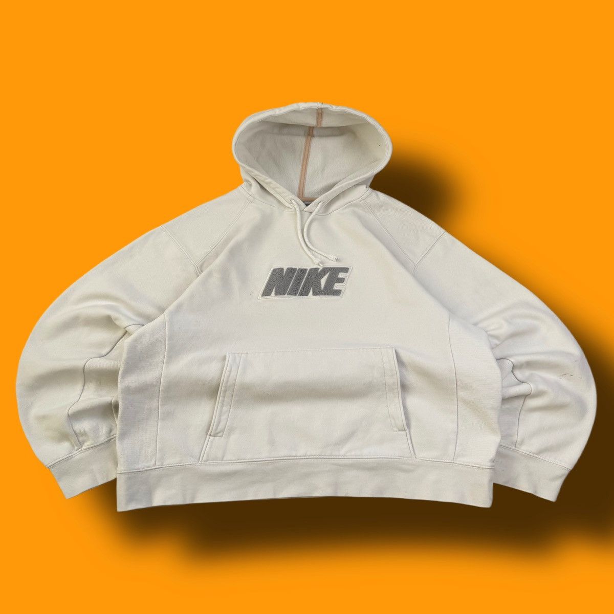 Nike × Vintage NIKE VINTAGE CENTER LOGO OVERSIZE BOXY HOODIE Size US M / EU 48-50 / 2 - 1 Thumbnail