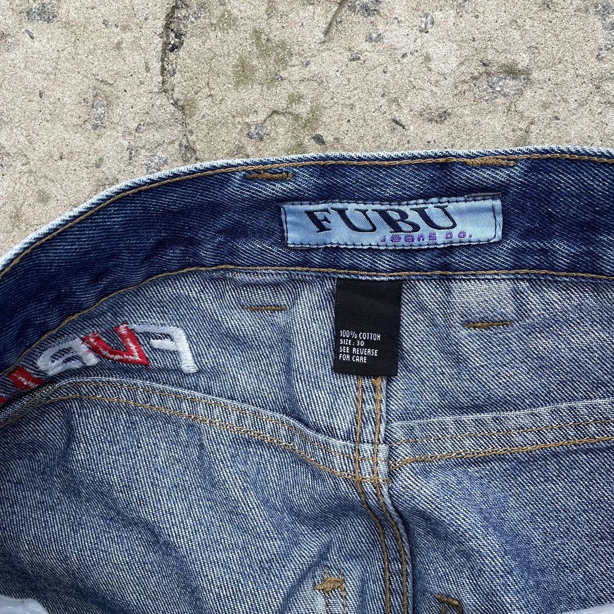 Fubu Vintage Fubu Jeans Baggy Fitted Y2K 90s Rap Size US 30 / EU 46 - 15 Thumbnail