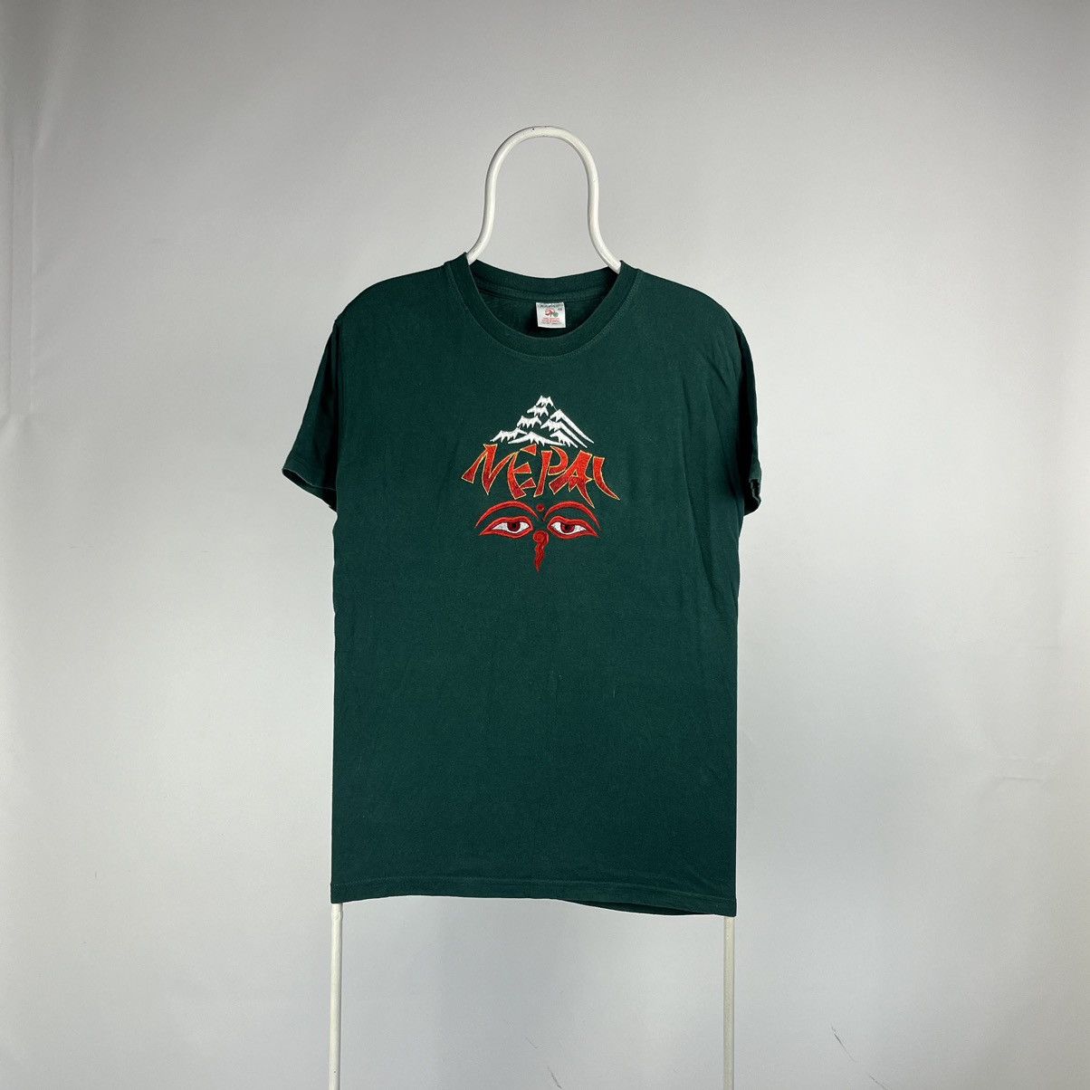 Japanese Brand Vintage Nepal Tshirt Japanese size Medium Size US M / EU 48-50 / 2 - 1 Thumbnail