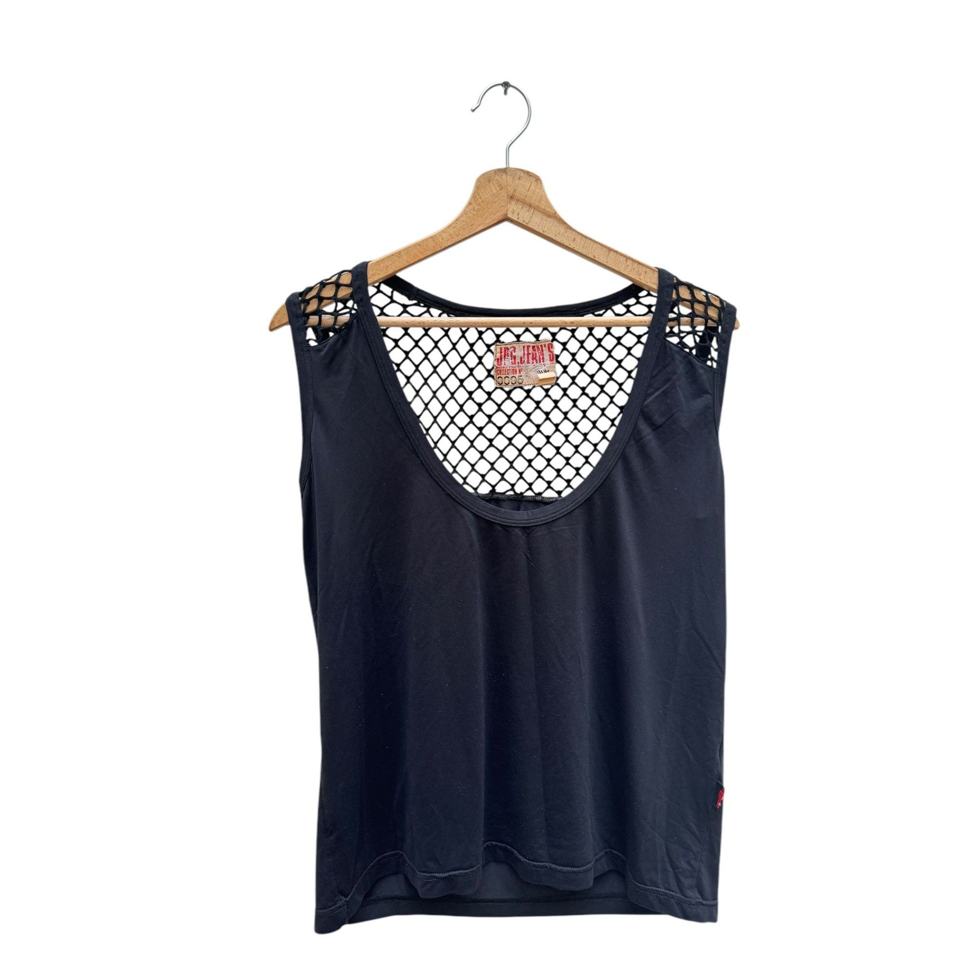 Jean Paul Gaultier Black Mesh Fusion Tank top Size US M / EU 48-50 / 2 - 1 Thumbnail