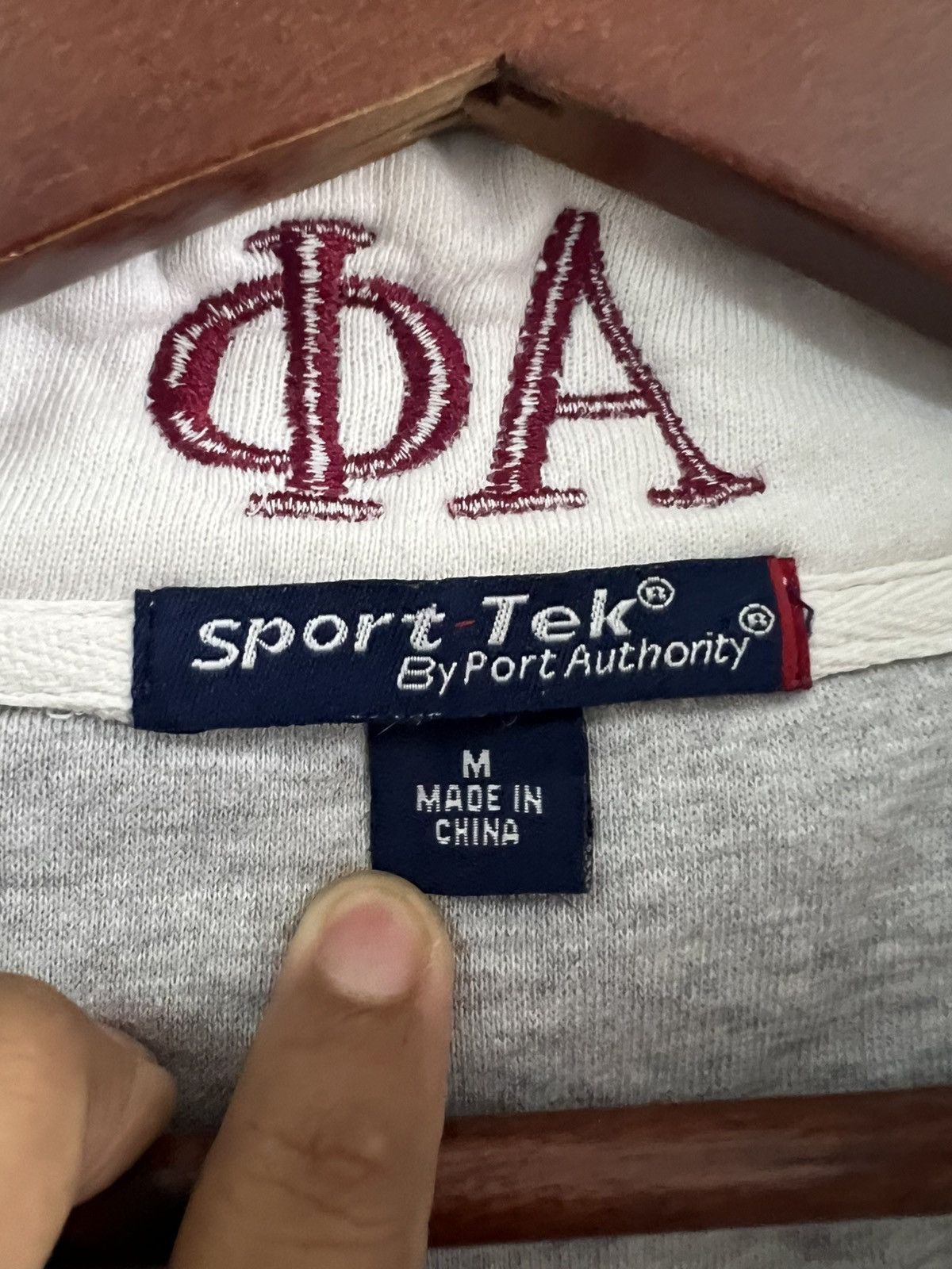 Japanese Brand Alpha Phi Sport-Tek Sweatshirt Size US M / EU 48-50 / 2 - 14 Thumbnail