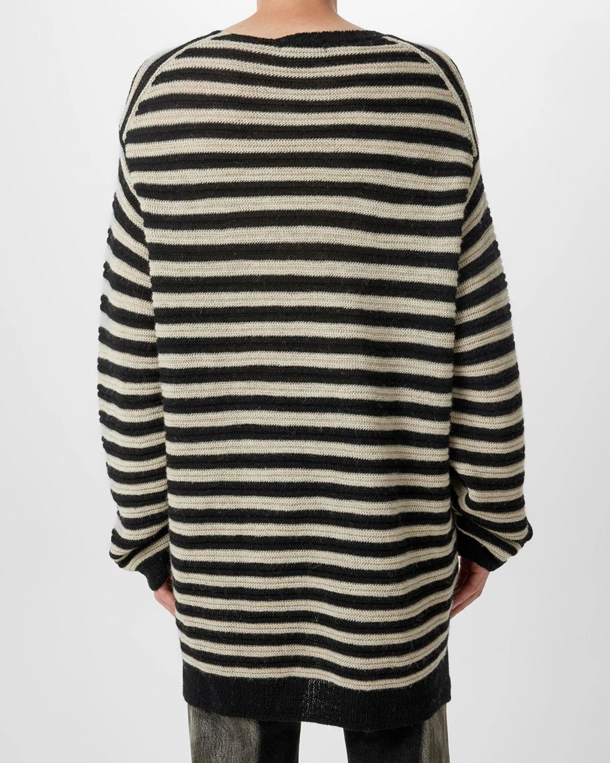Yohji Yamamoto Asymmetric Striped Knit Size US L / EU 52-54 / 3 - 4 Thumbnail