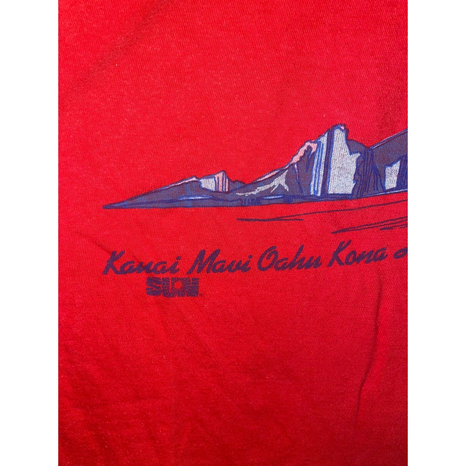 Vintage 1970s 80s Kanai Maui Oahu Kona Hawaii Ocean Island Shirt 70s Size US L / EU 52-54 / 3 - 3 Thumbnail