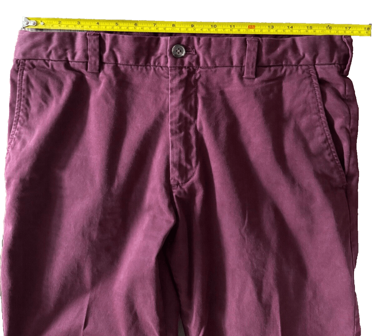 Brooks Brothers Brooks Brothers Red Fleece Mens 34x32 Burgundy Pants Chino Size US 34 / EU 50 - 3 Thumbnail