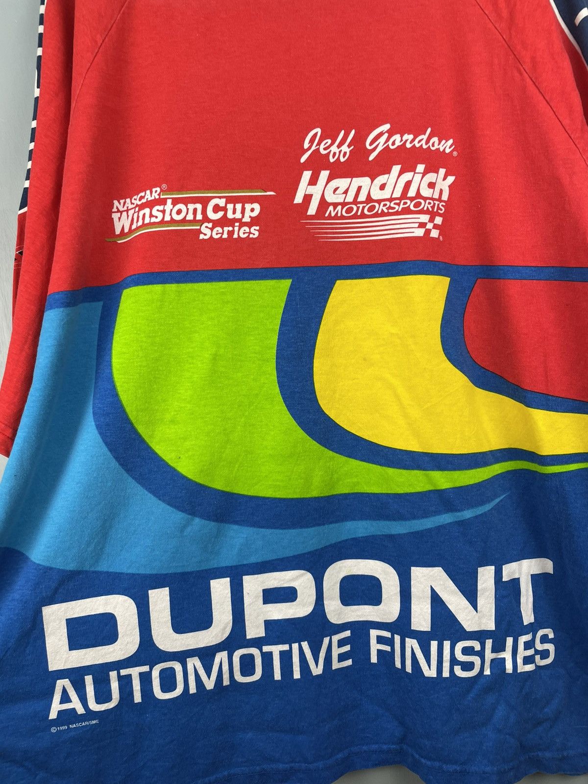 DuPont Vintage 90s Nascar Winston Cup Series Jeff Gordon t shirt Size US XXL / EU 58 / 5 - 5 Thumbnail