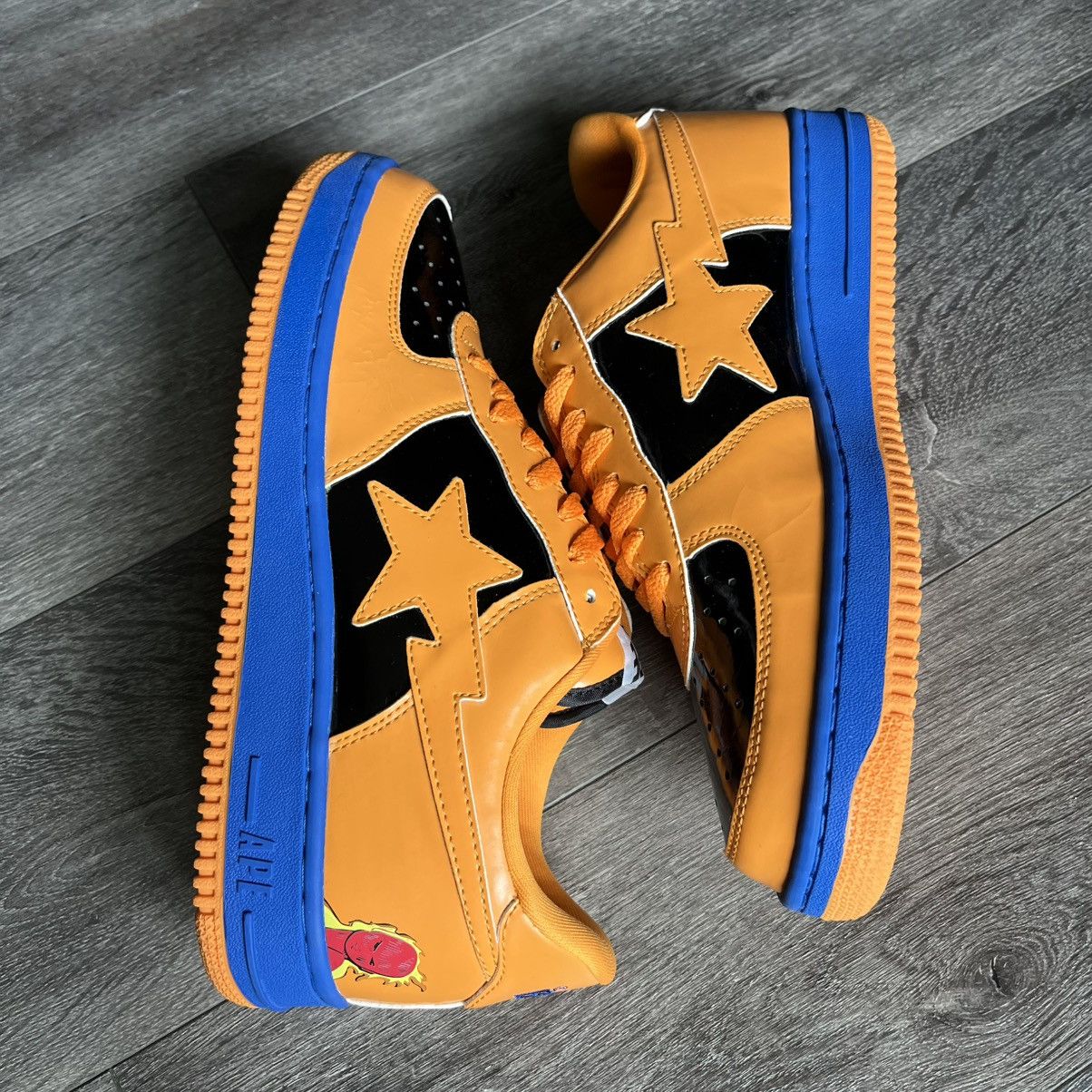 Bape × Marvel Comics RARE OG 2005 A BATHING APE BAPESTA HUMAN TORCH MARVEL SHOES Size US 11 / EU 44 - 4 Thumbnail