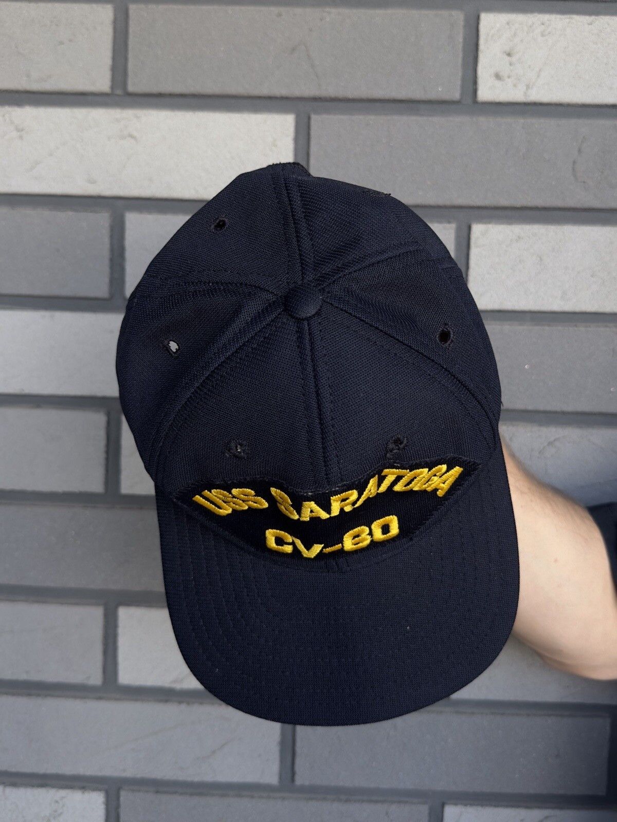 Vintage Vintage USS Saratoga CV-60 Embroidered SnapBack USA Hat Size ONE SIZE - 10 Thumbnail