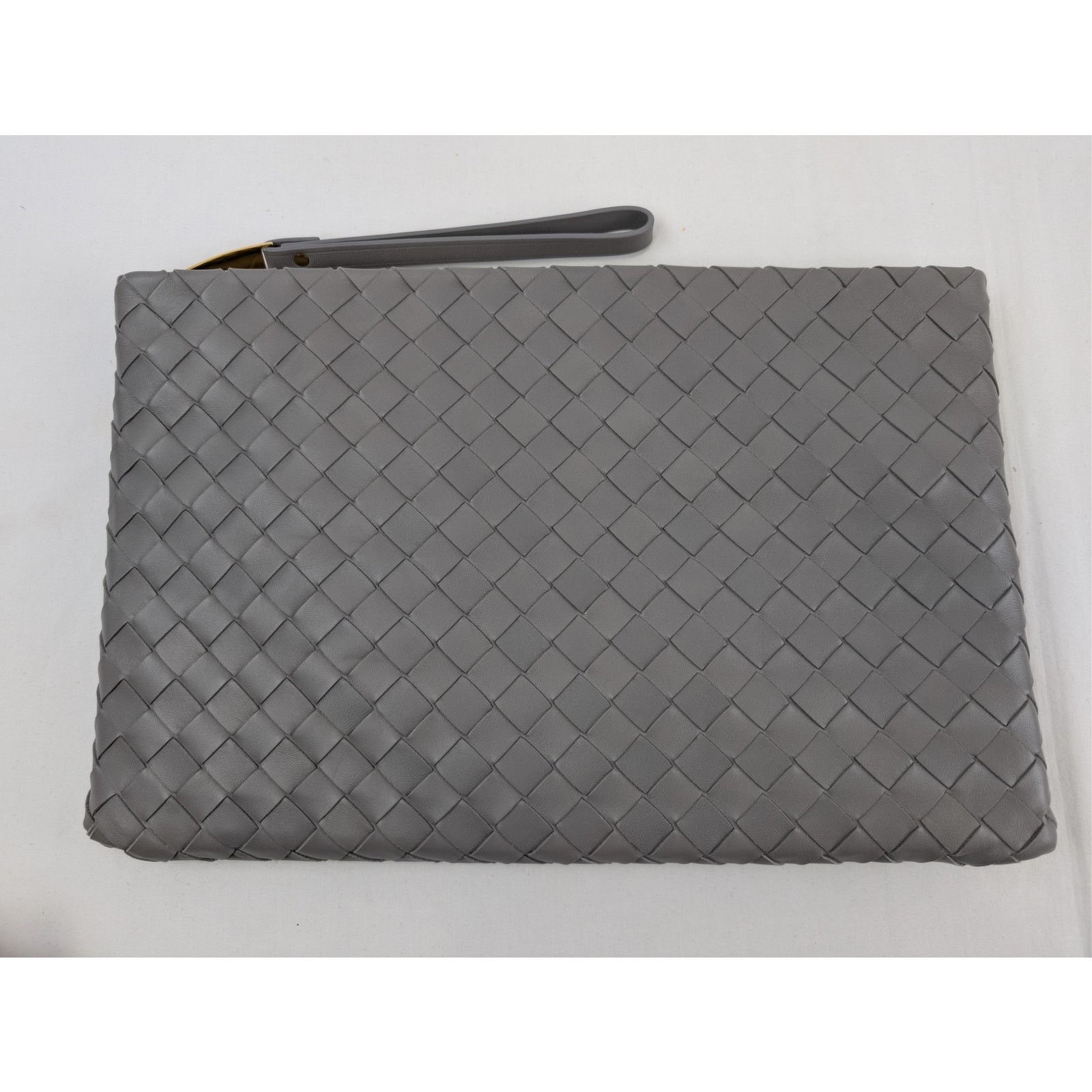 Bottega Veneta o1rshd1 Size: OS / intrecciato leather document case in grey Size ONE SIZE - 2 Thumbnail