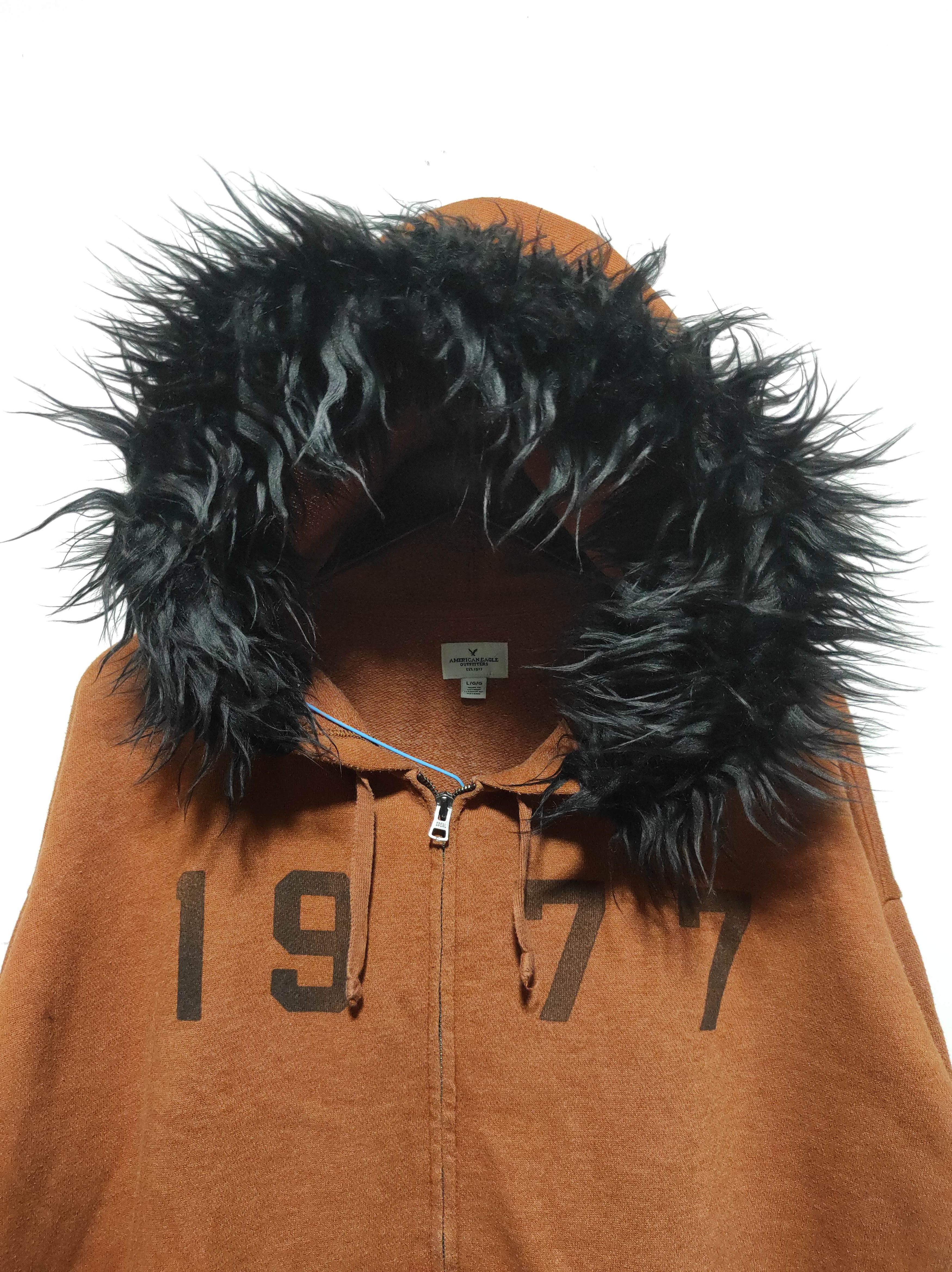 Hysteric Glamour American Eagle Zipper Fur Hoodie LGB style Size US L / EU 52-54 / 3 - 3 Thumbnail