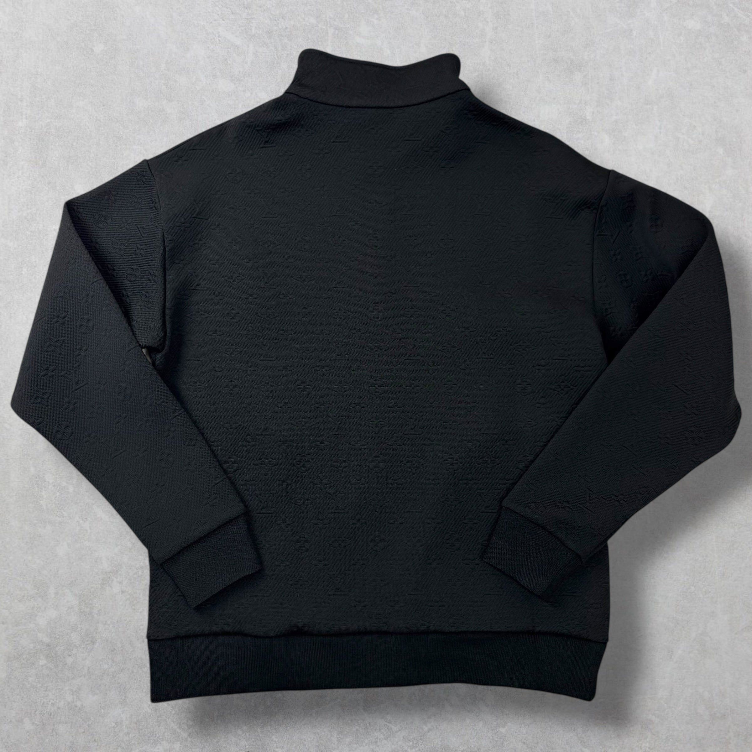 Louis Vuitton Louis Vuitton Monogram Black Zip-Through Top M Size US M / EU 48-50 / 2 - 2 Thumbnail