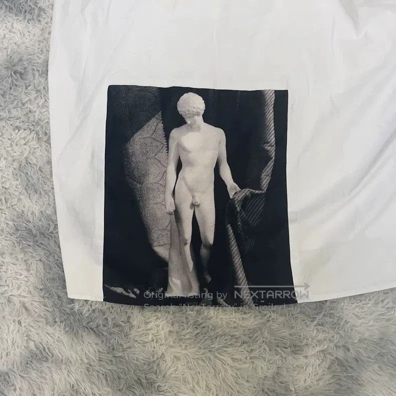 Raf Simons Raf Simons SS17 White Shirt with Graphic- Size US M / EU 48-50 / 2 - 3 Thumbnail
