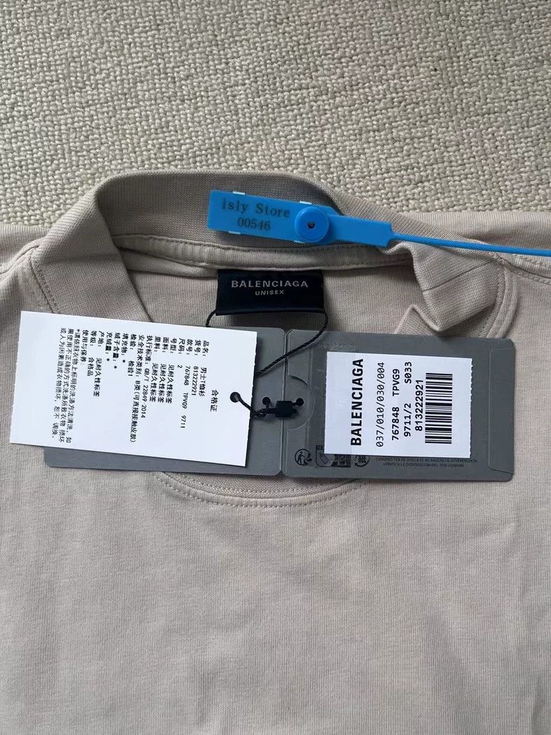 Balenciaga Balenciaga size 2 Graphic printed crew neck short sleeve re Size S / US 4 / IT 40 - 4 Thumbnail