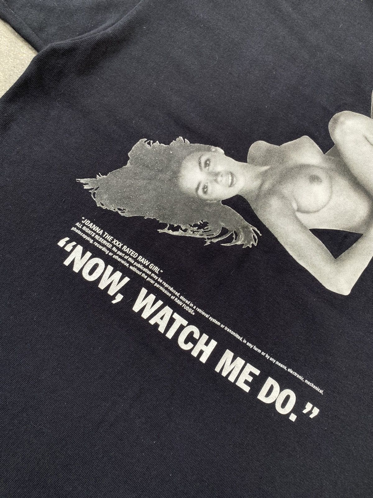Japanese Brand Vintage Porn Star Raw Fudge Joanna Tees Size US L / EU 52-54 / 3 - 5 Thumbnail