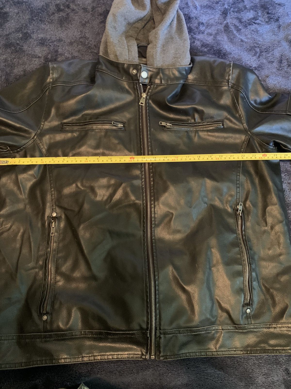 Black Rivet BlackRivet Leather Jacket Streetwear Fashion Opium Vintage Size US XXL / EU 58 / 5 - 9 Thumbnail