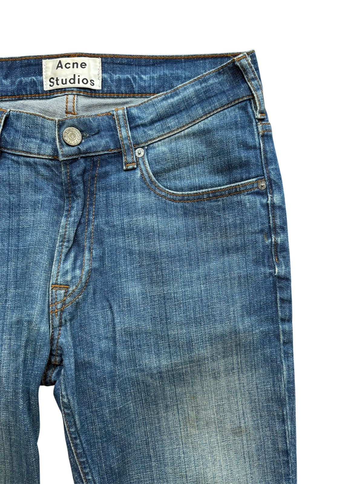Acne Studios Acne Studios Ace Stretch Vint Indigo Jeans Denim Size US 30 / EU 46 - 9 Thumbnail