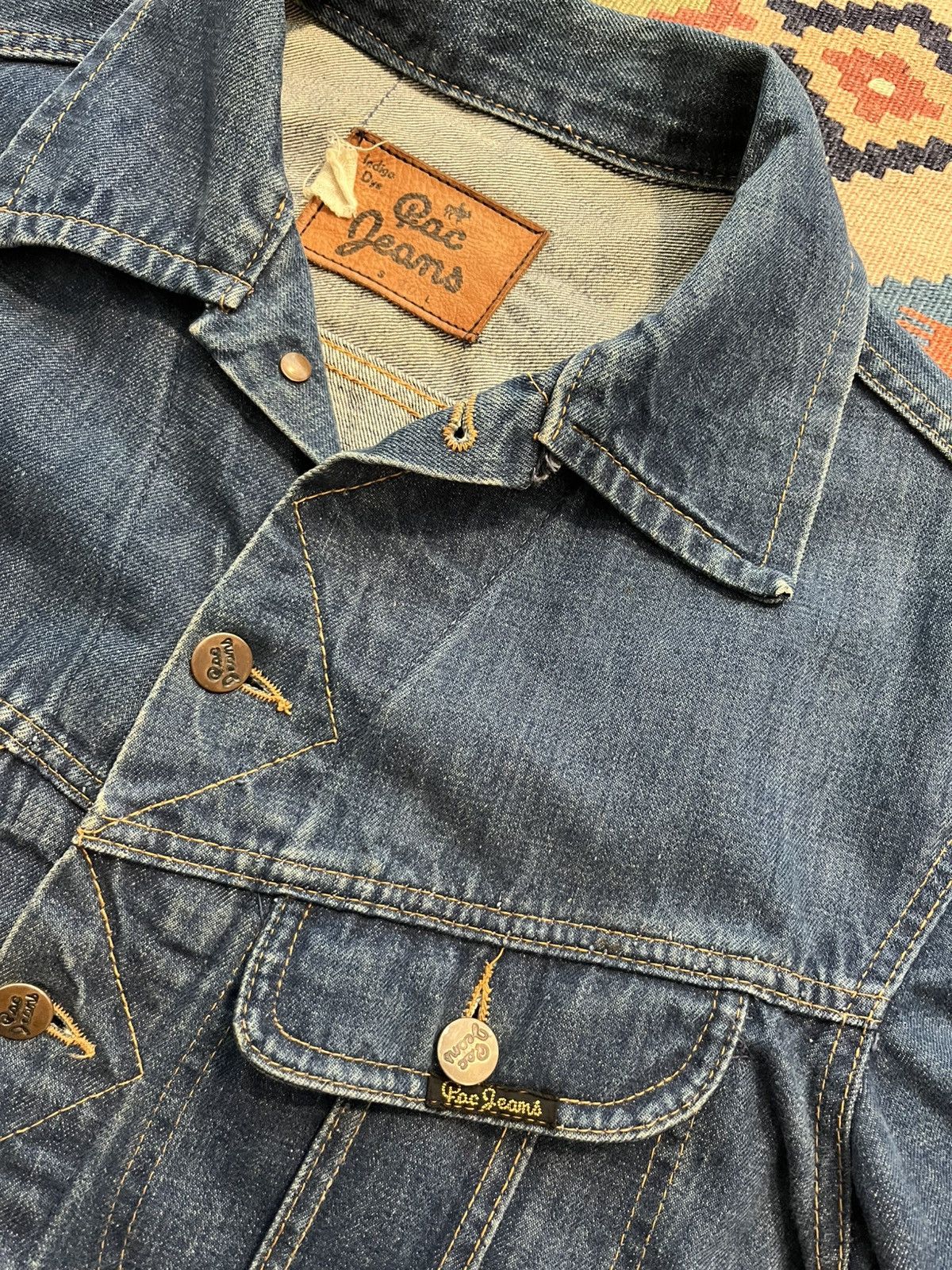 Japanese Brand Vintage indigo denim jacket Size US M / EU 48-50 / 2 - 3 Thumbnail