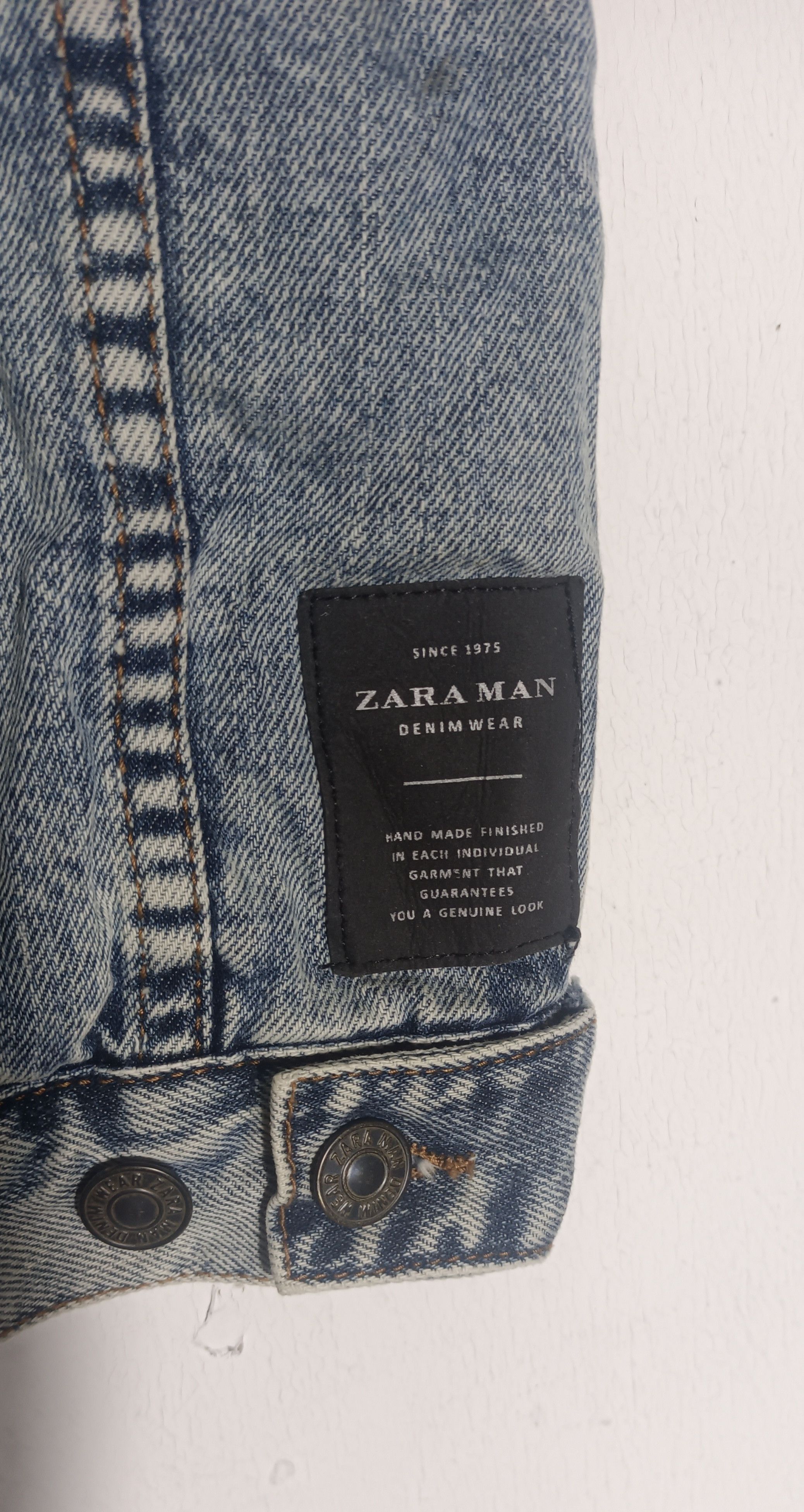 Vintage × Zara 💥Zara Man Denim Collection Wear Vest Size US S / EU 44-46 / 1 - 2 Thumbnail