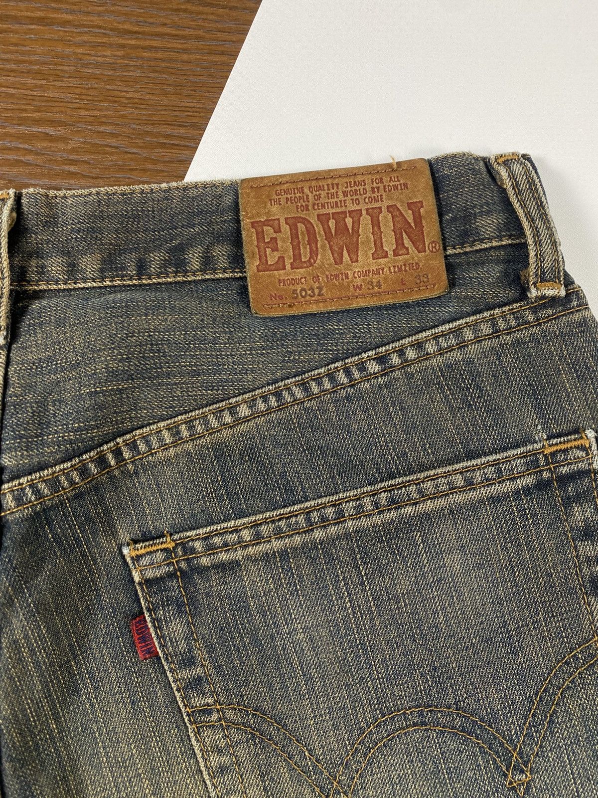 Orslow Vintage edwin 503Z mudwash jeans pants Size US 34 / EU 50 - 6 Thumbnail