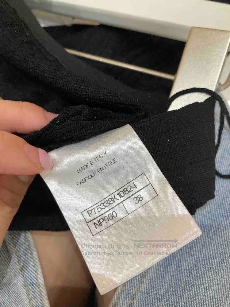 Chanel Chanel 23a Dakar black glitter trousers Size 25" / US 0 / IT 36 - 7 Thumbnail