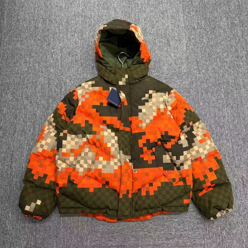 Louis Vuitton louis vuitton Fei Dong Chessboard Full Print Down Jacket 2 Size US M / EU 48-50 / 2 - 1 Thumbnail