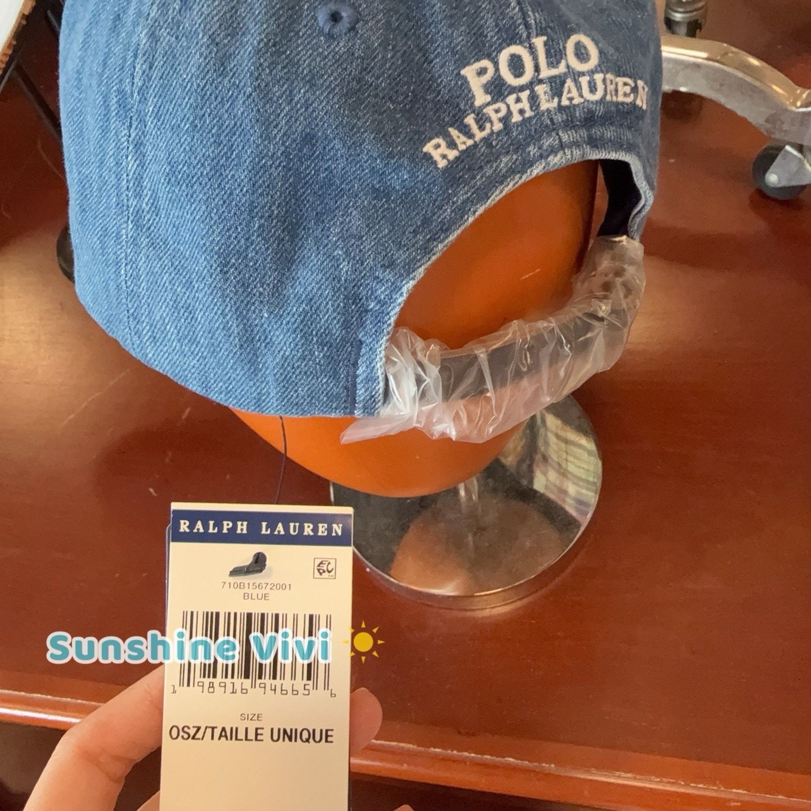 Polo Ralph Lauren NWT Polo Ralph Lauren Unisex Bear Logo Baseball Cap Hat blue Size ONE SIZE - 4 Thumbnail