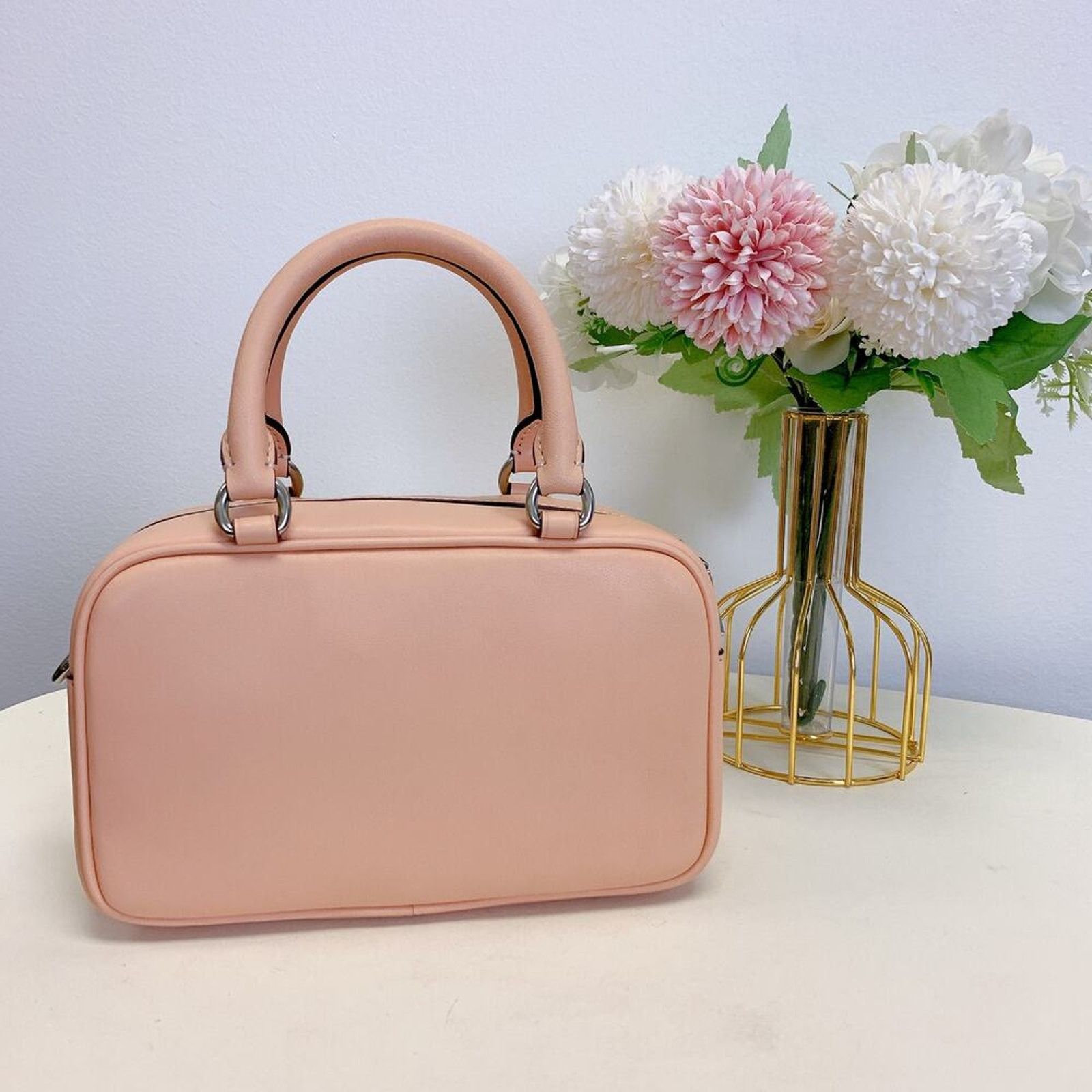 Coach Coach CT776 Satchel Crossbody Bag in Sv/Faded Blush Size ONE SIZE - 3 Thumbnail