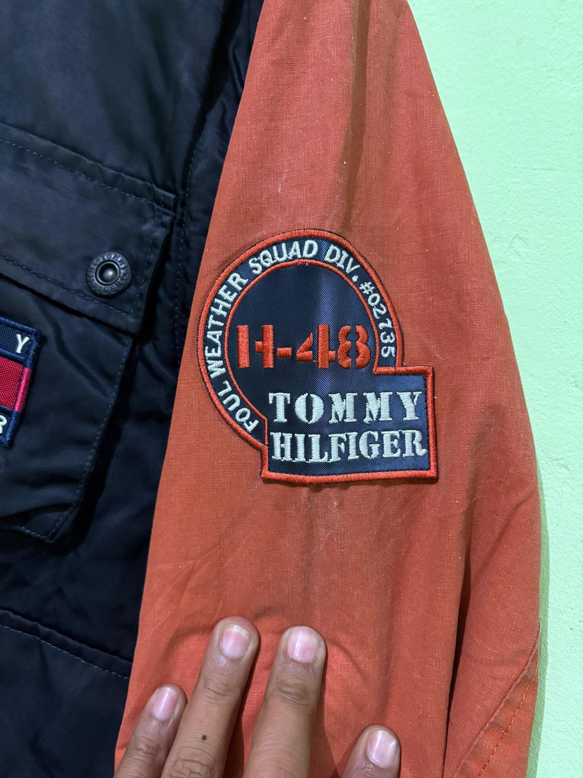 Tommy Hilfiger × Vintage VTG 90 Tommy Hilfiger Rescue Squad Jacket Foul Weather issue Size US M / EU 48-50 / 2 - 14 Thumbnail