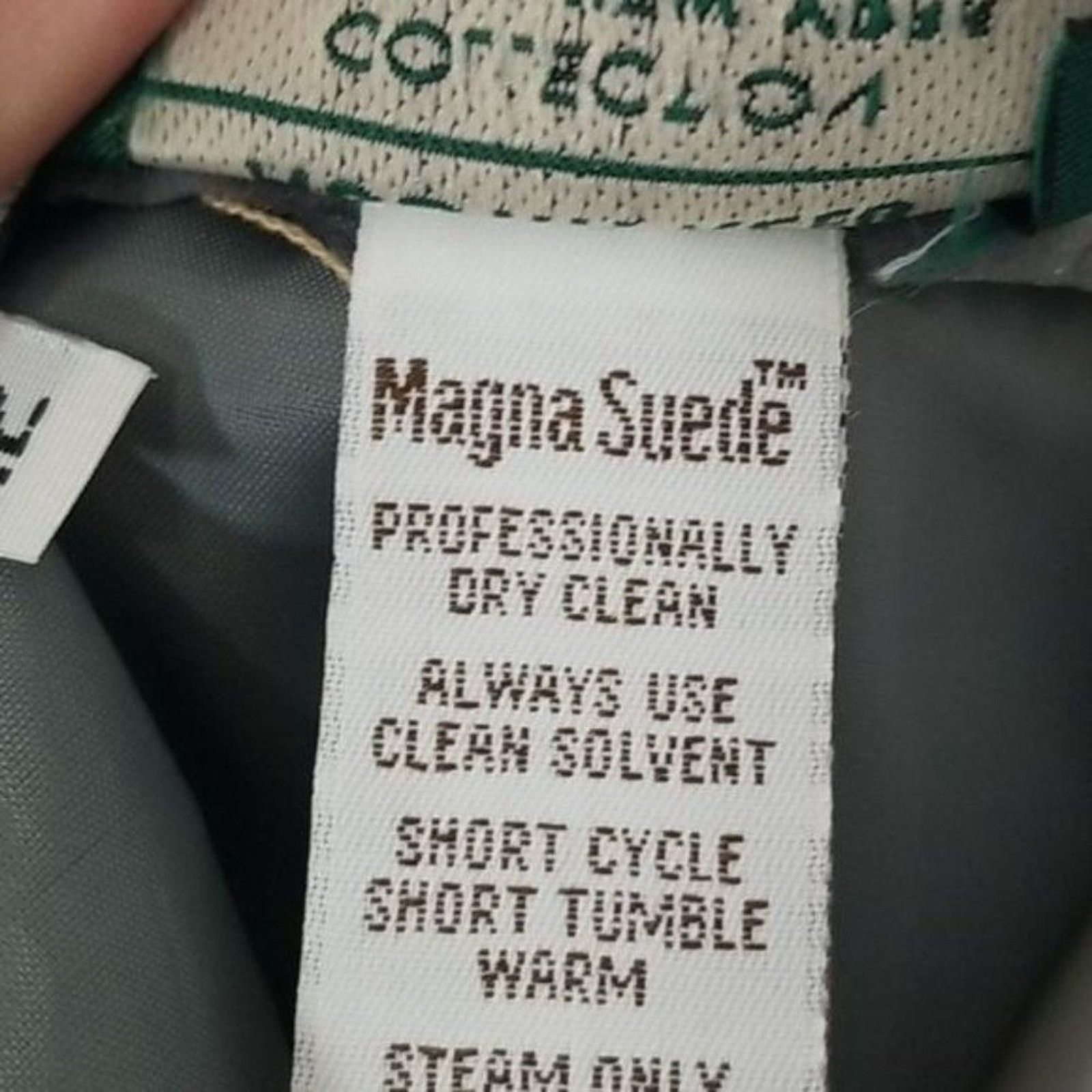 Vintage Vintage Austin Reed Grey Magna Suede Skirt Size 34" / US 12 / IT 48 - 4 Thumbnail