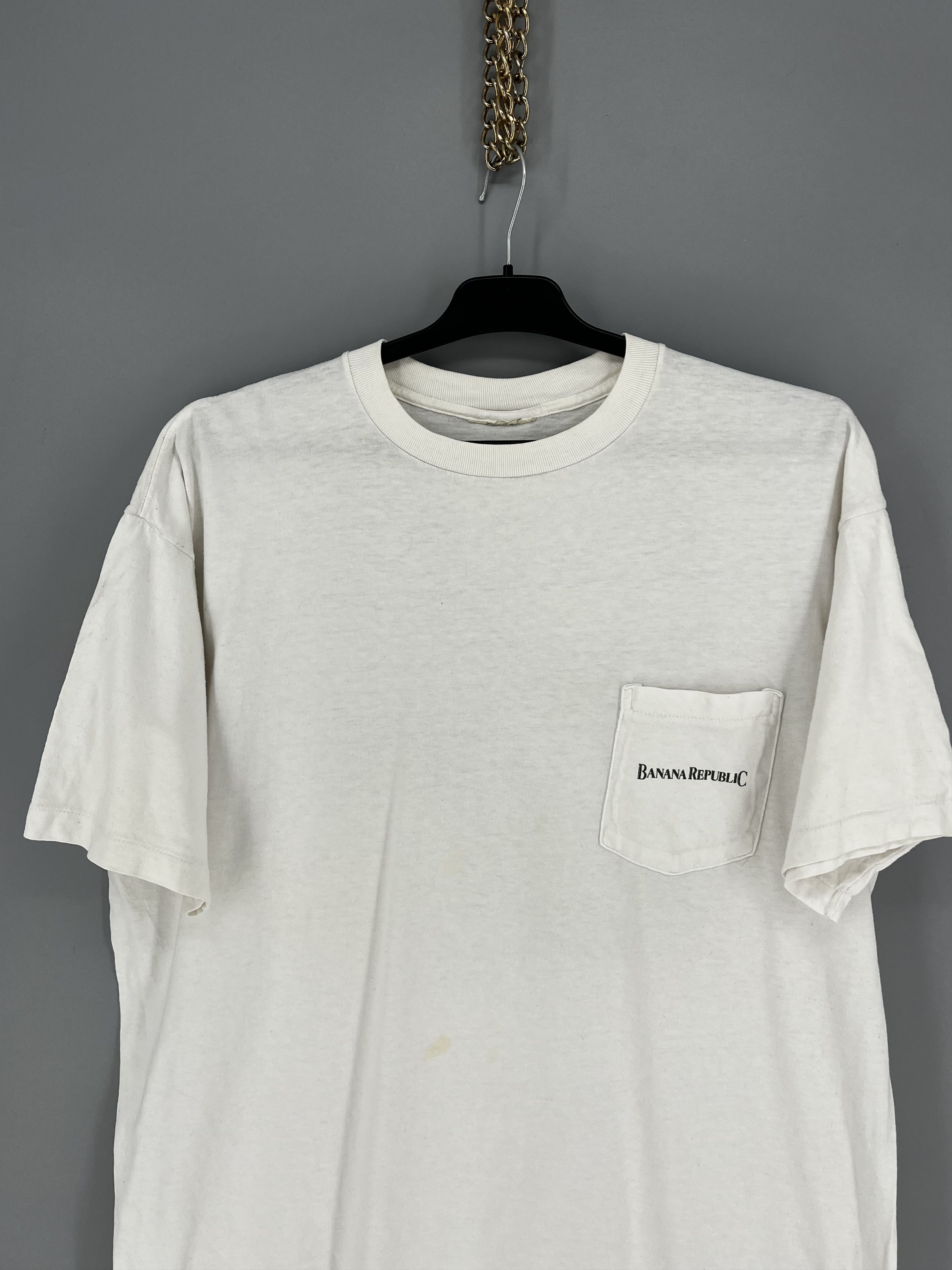 Banana Republic Vintage 1990s Banana Republic Safari Travel Graphic T-shirt Size US XL / EU 56 / 4 - 7 Thumbnail
