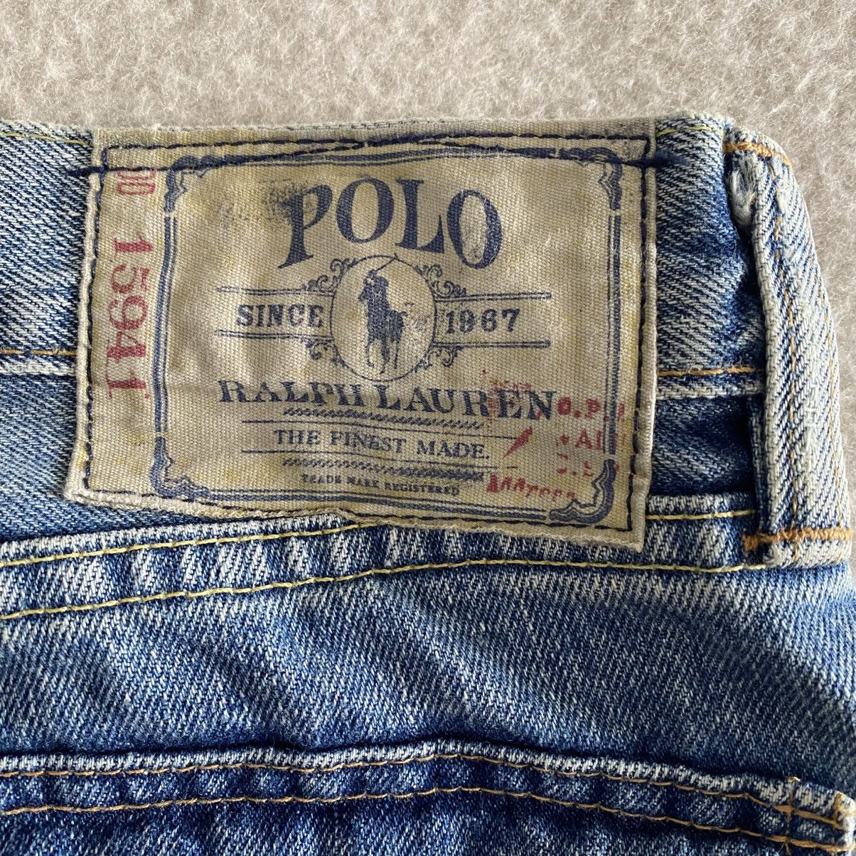 If Six Was Nine × Japanese Brand Polo Ralph Lauren Flared Distressed Denim w34 Size US 34 / EU 50 - 11 Thumbnail