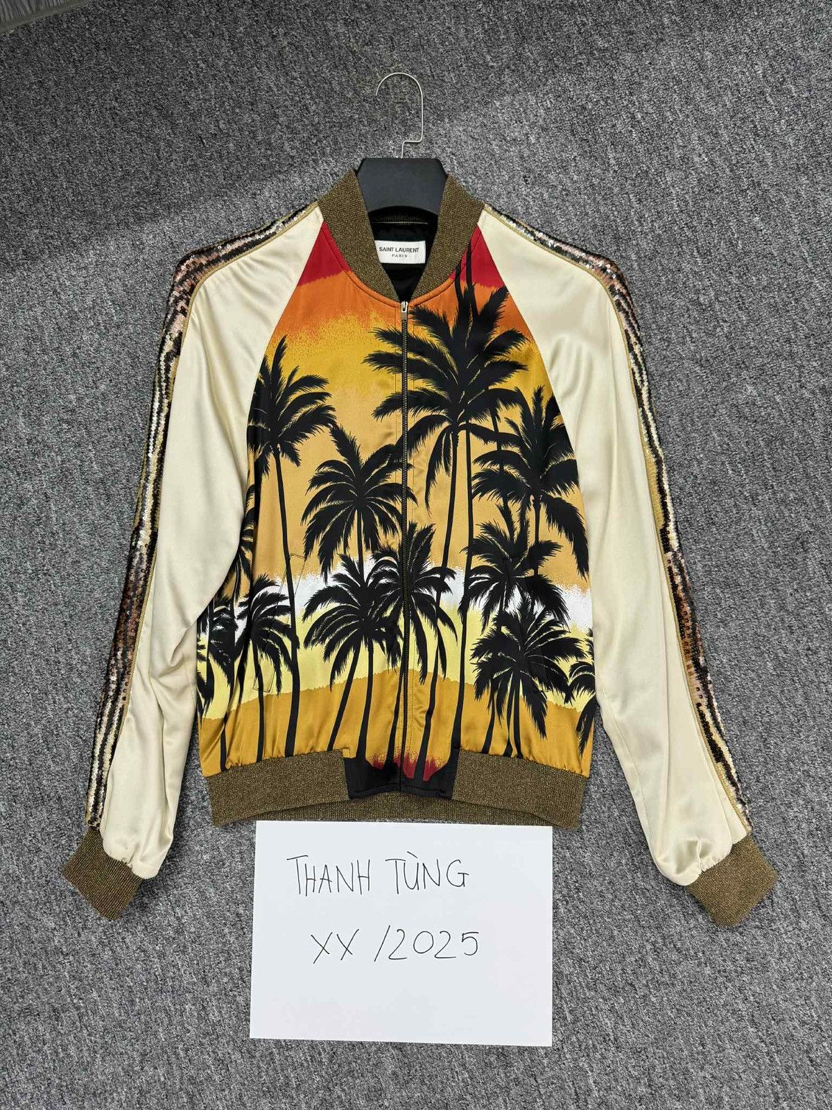 Hedi Slimane Saint Laurent Palm Tree Jacket 16ss | Grailed