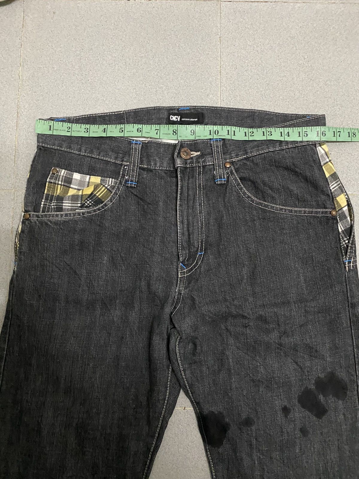 Japanese Brand × Vintage Vintage CNCV Concave Attempt Japanese Denim Jeans Size US 33 - 13 Thumbnail