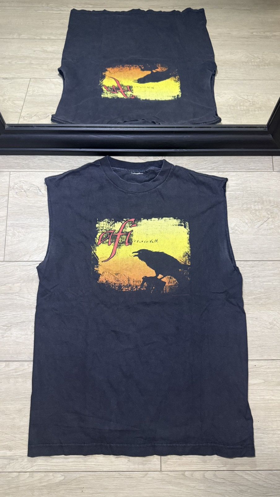 Giant Vintage / Y2K AFI Inside Punk Band Tour Shirt Cutoff Size US M / EU 48-50 / 2 - 1 Thumbnail