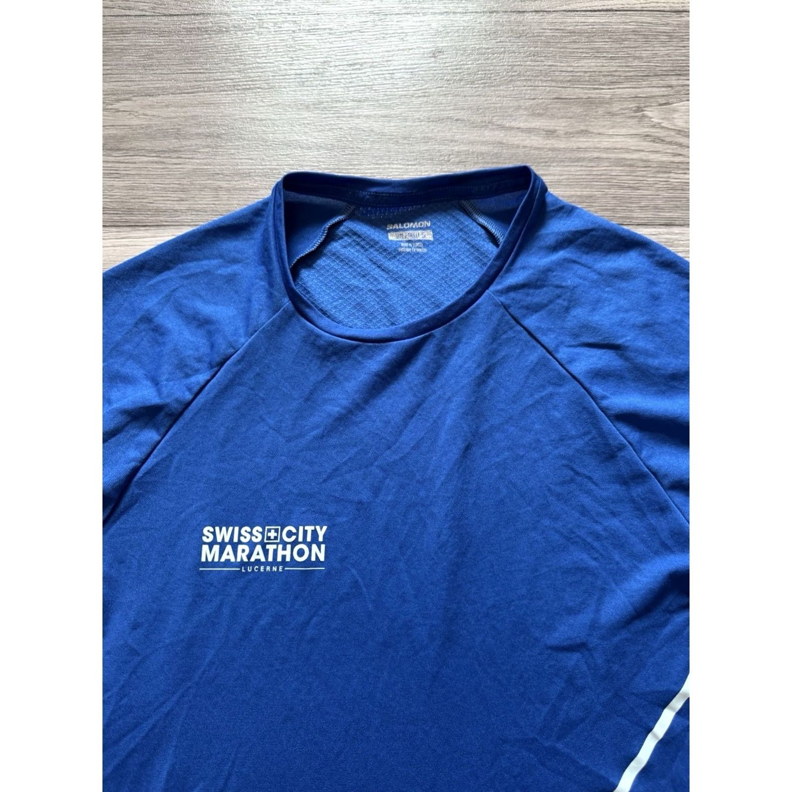Salomon Salomon Men’s T-Shirt Short Sleeve Running Blue Size S Swiss City Marathon Lucerne Size US S / EU 44-46 / 1 - 5 Thumbnail