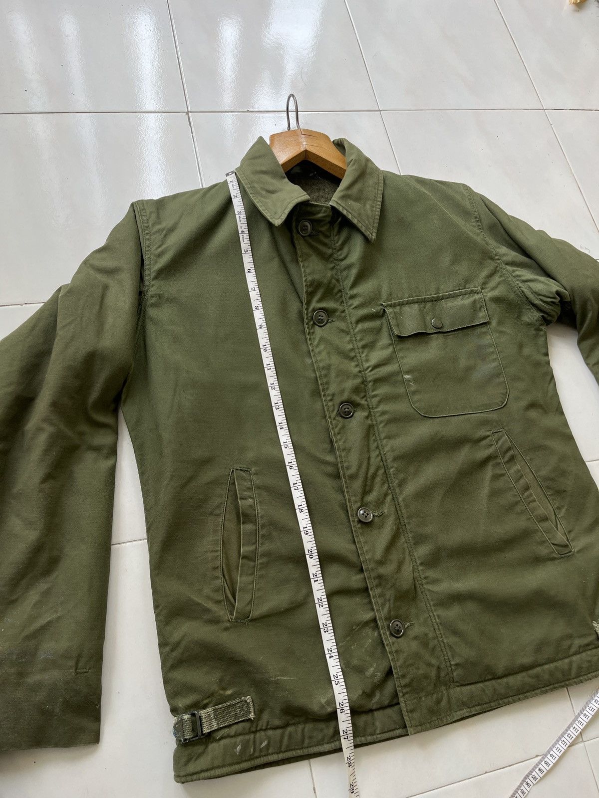 Vintage Vintage 1970s A-2 Deck Jacket USN Military Size US S / EU 44-46 / 1 - 14 Thumbnail