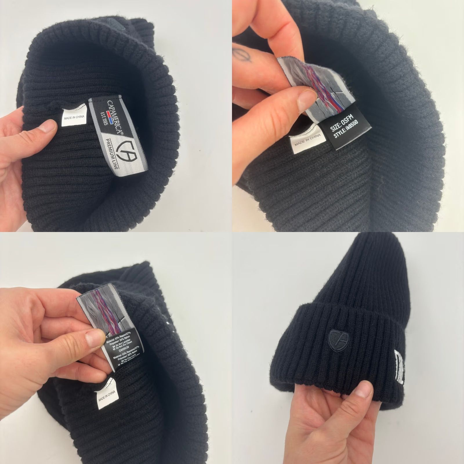 Vintage NWOT The Last of Us Beanie Cap Hat WB 100 HBO Exclusive Promo Pedro Pascal Black One Size Mens Size ONE SIZE - 8 Thumbnail