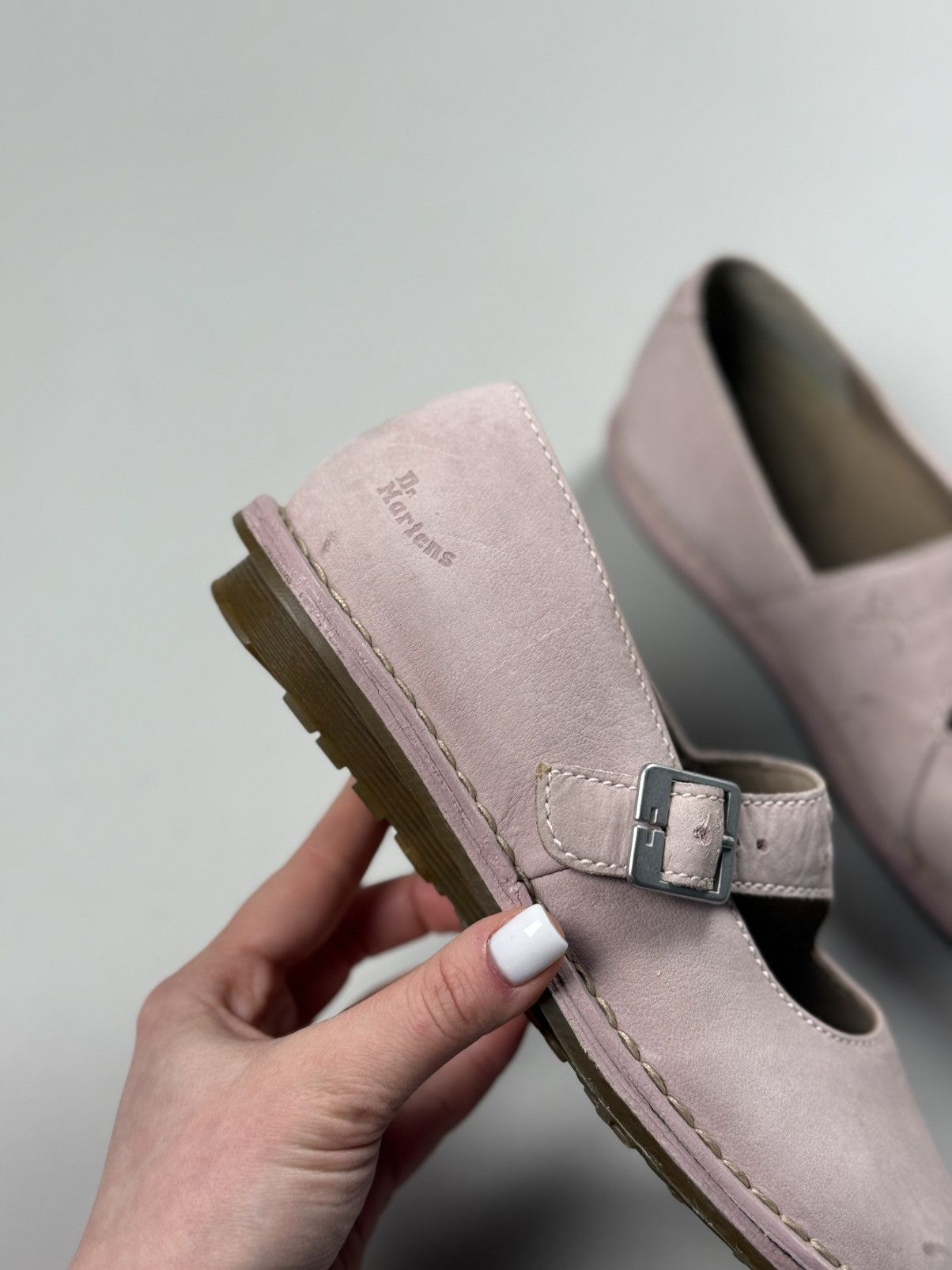 Dr. Martens Dr. Martens 3808 Mary Jane Ladies Leather Flats Sandals Size US 7 / IT 37 - 5 Thumbnail