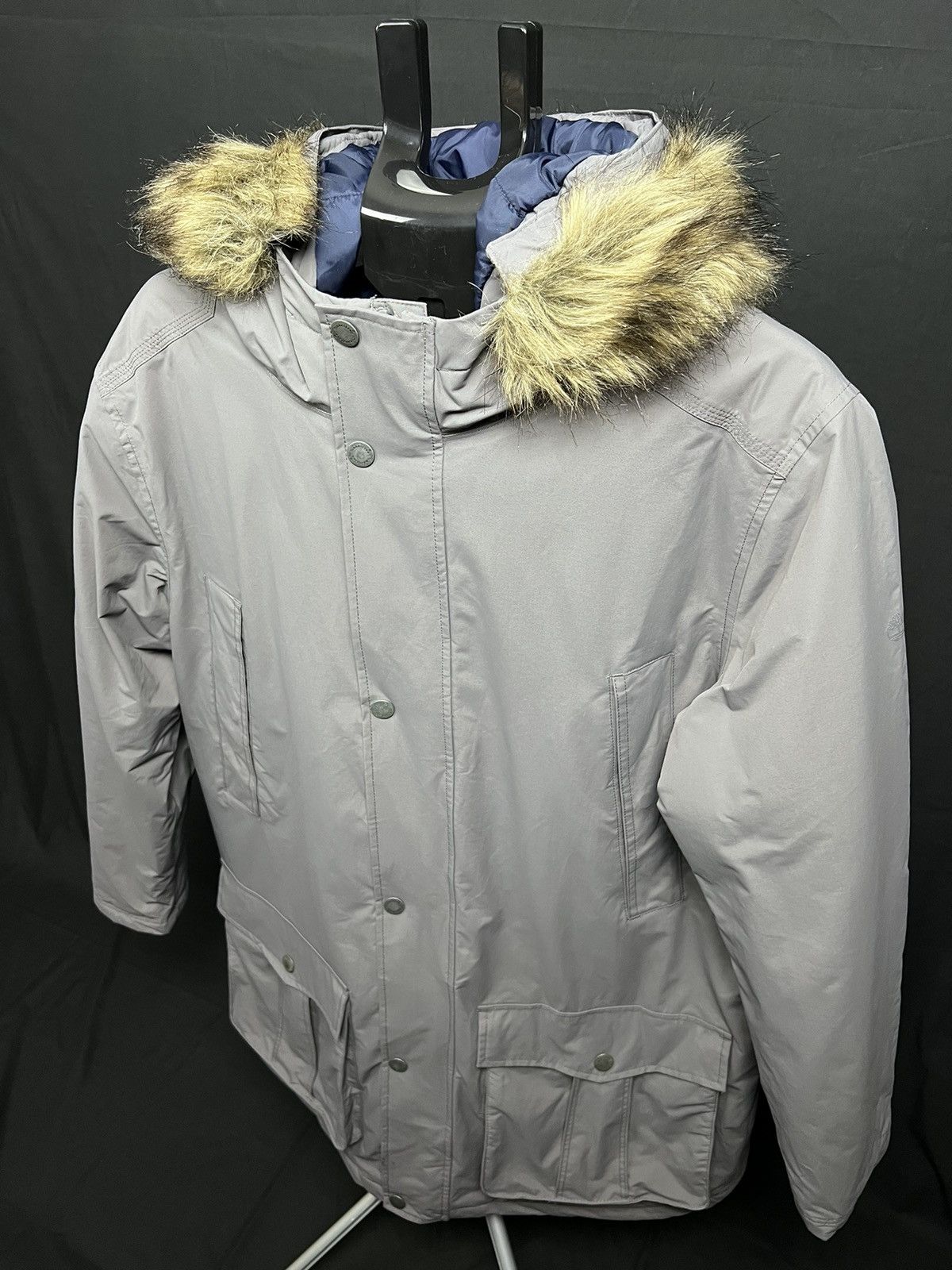 image of Outdoor Life x Timberland Waterproof Winter Jacket in Grey, Men's (Size XL)
