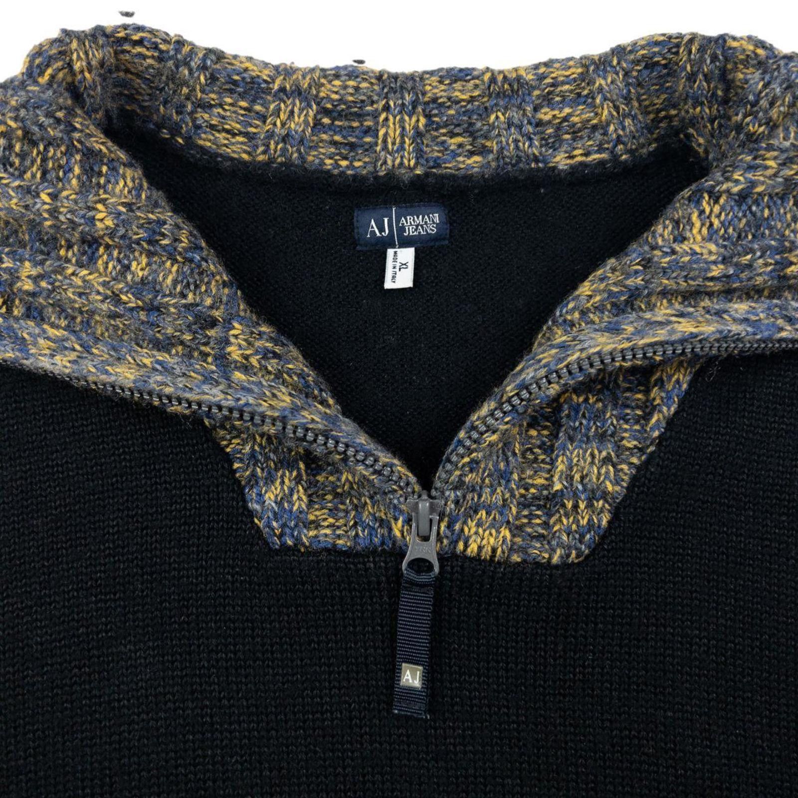 Armani Vintage Armani Jeans Q Zip Knit Jumper Womens Size M Size US M / EU 48-50 / 2 - 6 Thumbnail