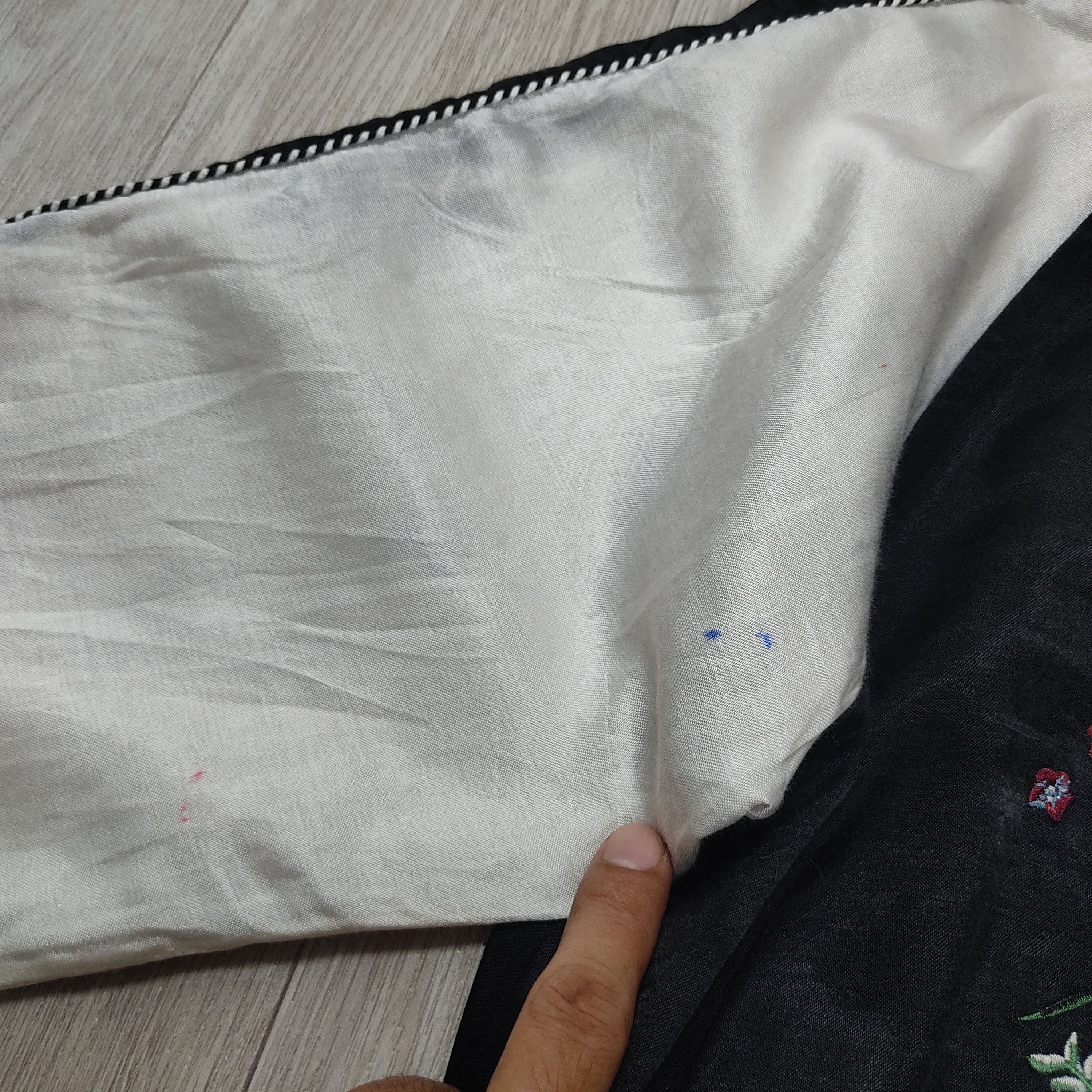 Japanese Brand × MOUSSY MOUSSY Embroidered Flowers Reversible Sukajan Jacket Size L / US 10 / IT 46 - 12 Thumbnail