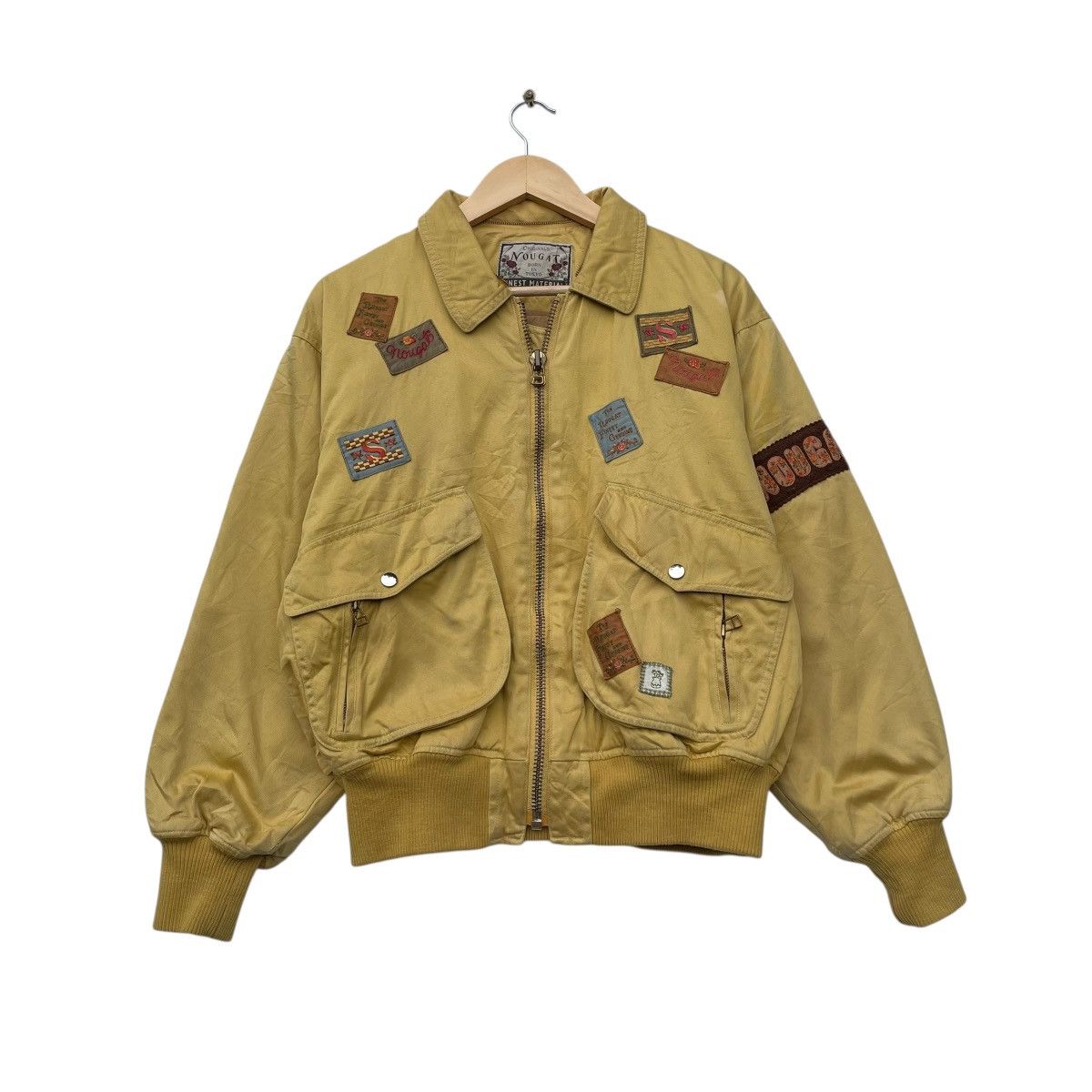 Japanese Brand 💥Japanese Brand Nougat Bomber Double D Pocket Pacth Jacket Size US M / EU 48-50 / 2 - 1 Thumbnail