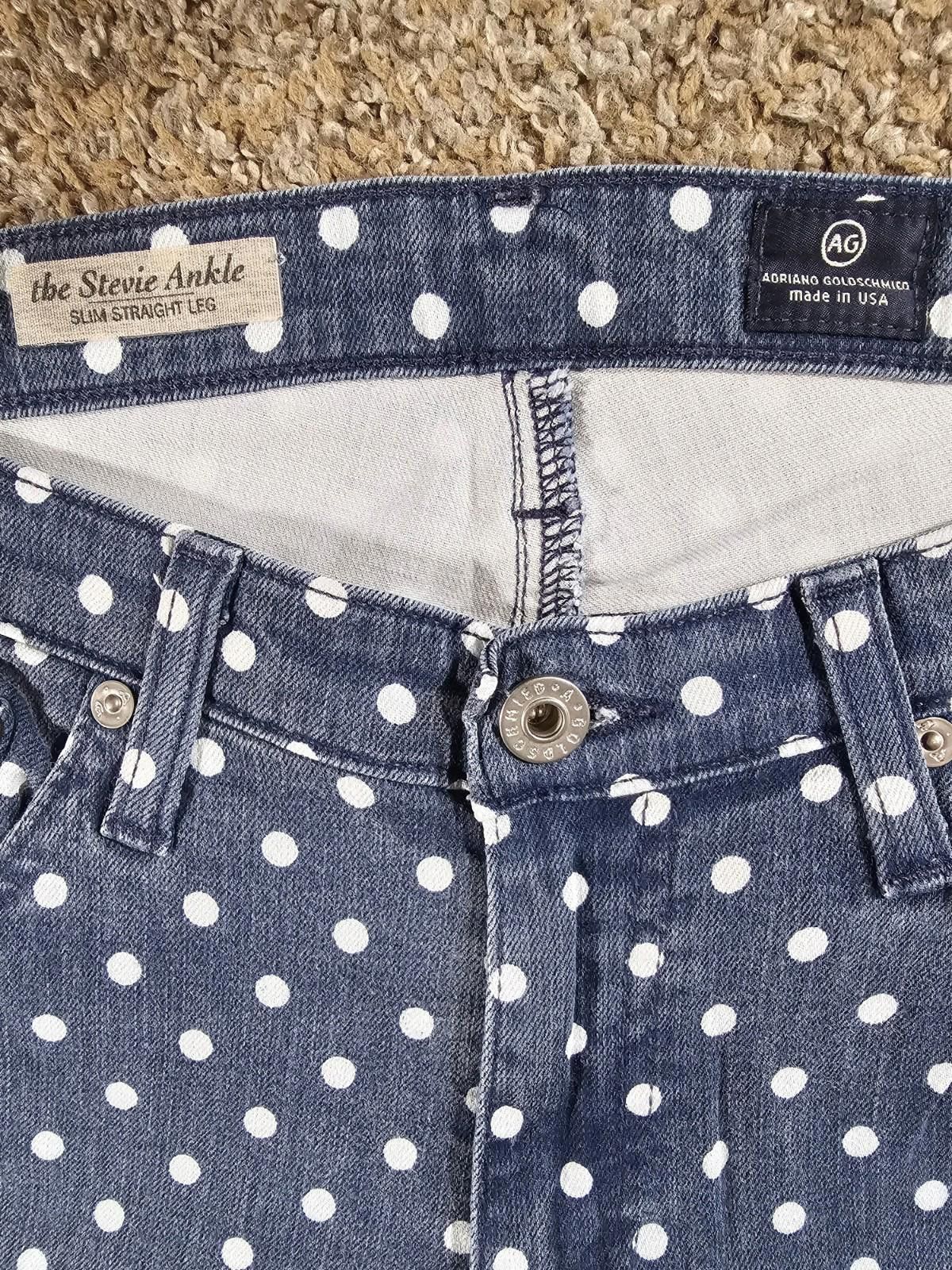 AG Adriano Goldschmied AG Adriano Goldschmied Stevie Ankle Slim Straight Jeans Size 30" / US 8 / IT 44 - 2 Thumbnail