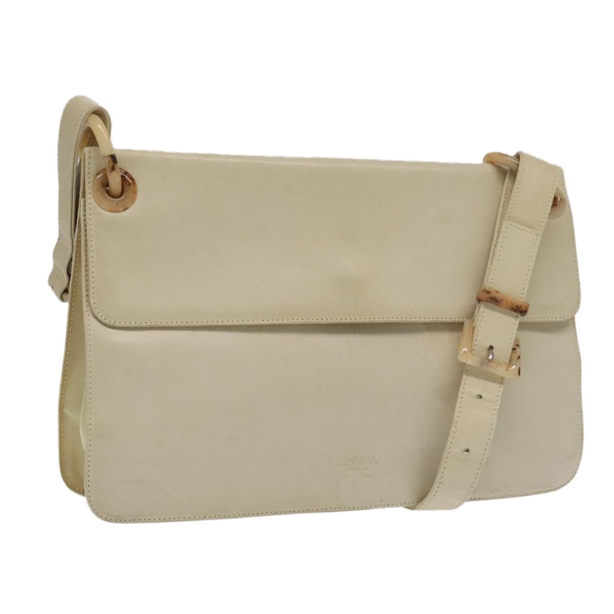 Prada Prada Flap Shoulder Bag Leather Size ONE SIZE - 1 Thumbnail