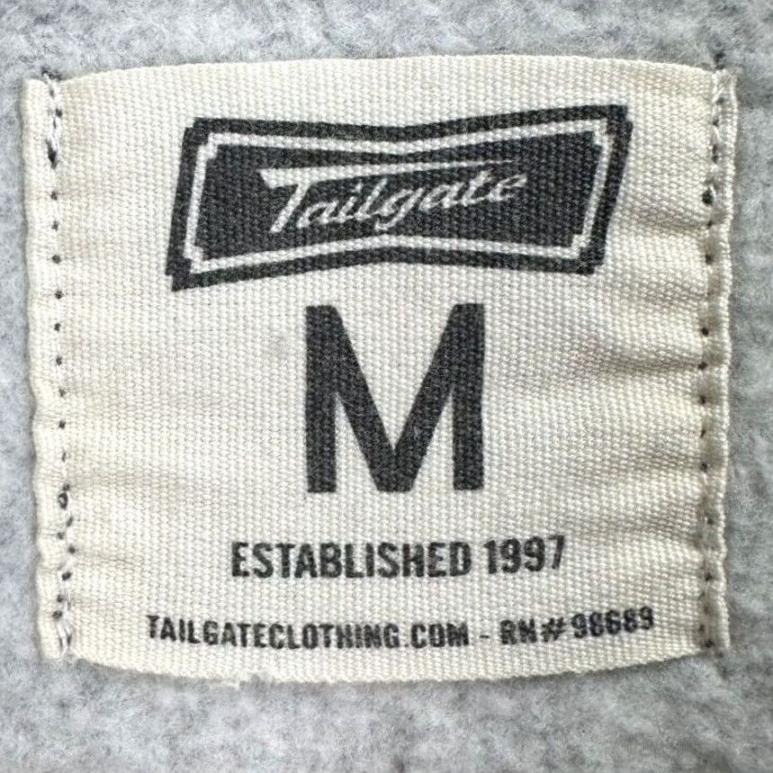 Vintage Tailgate Sweater Men Medium Grey Michigan Wolverine Fleece Lined Hoodie Full Zip Size US M / EU 48-50 / 2 - 4 Thumbnail